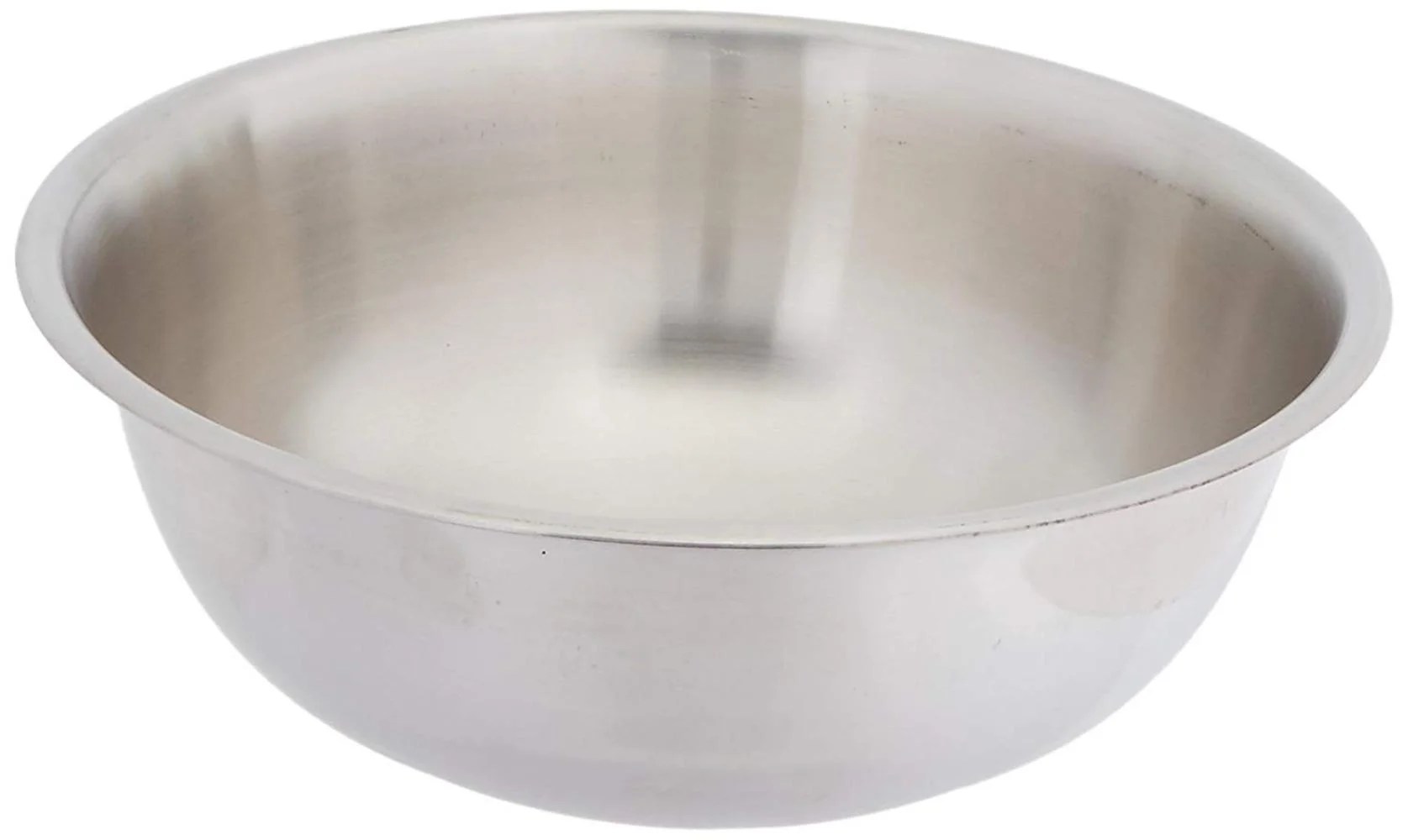 HeavyDuty Mixing Bowl, 8Quart, Polished stainless steel By Winco