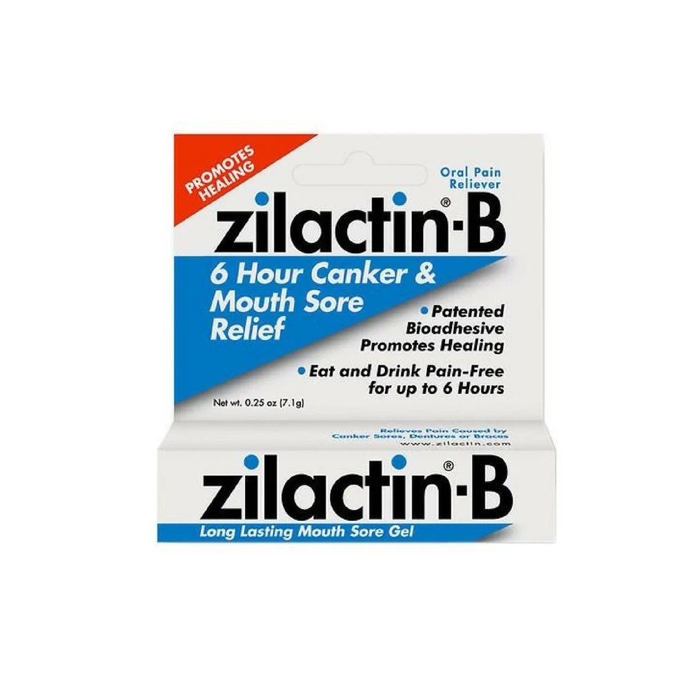 B Oral Pain Reliever, Long Lasting Mouth Sore Gel 0.25 oz