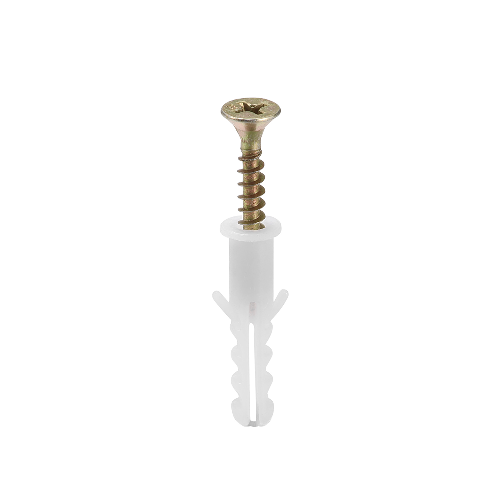 6X30mm Plastic Expansion Pipe Column Concrete Anchor Wall Plug Frame