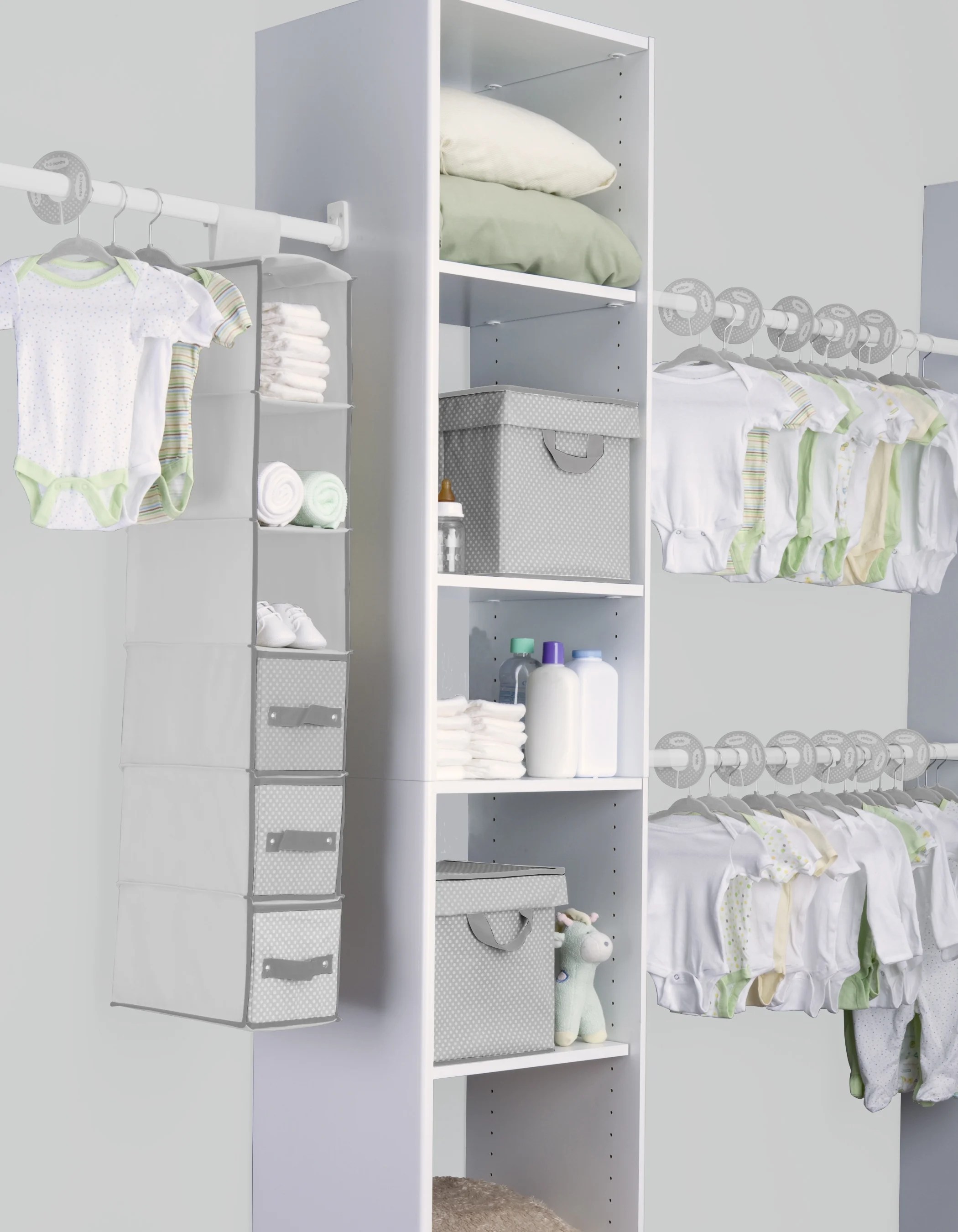 Delta Children Nursery Closet Storage Set