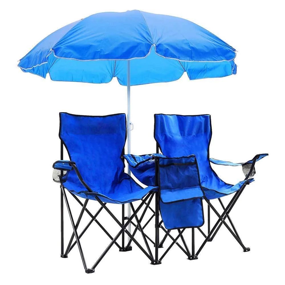 2Seat Portable Outdoor Folding Chair with Removable Sun 2Seat Portable Outdoor Folding Chair with Removable Sun