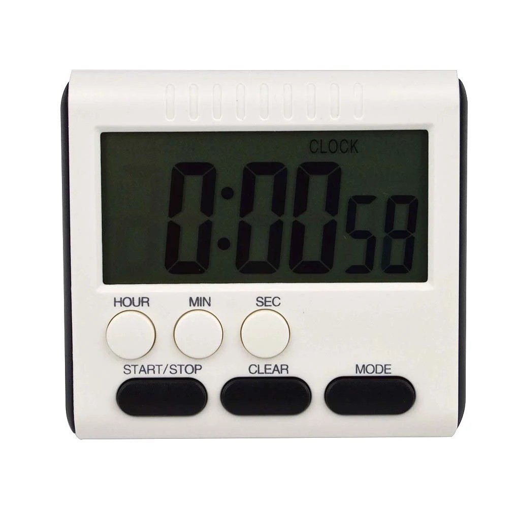 Digital Time Large LCD Digital Kitchen Timer Alarm Count Up