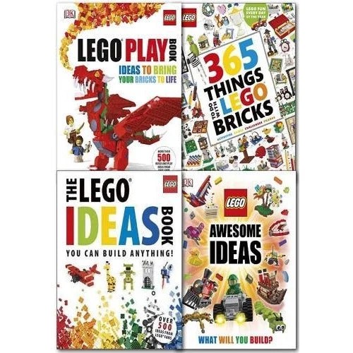 Lego 4 Books Collection Set 365 Things To Do With Lego Bricks The Lego
