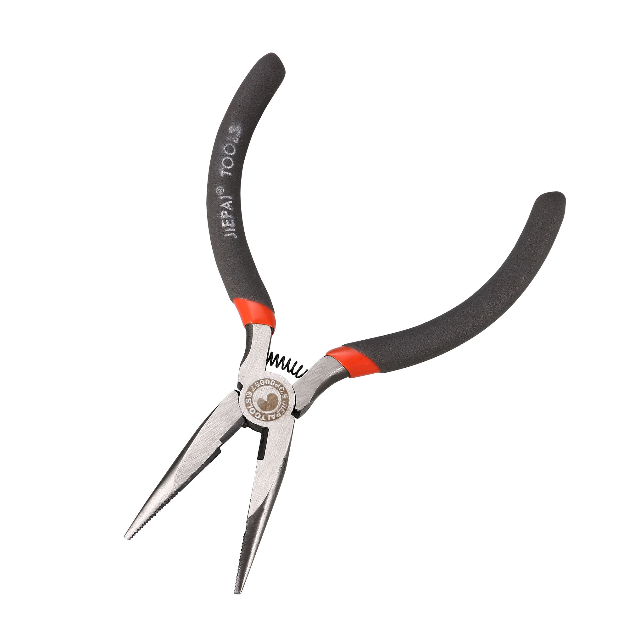 Needle Nose Pliers 5Inch with Side Cutter Serrated Jaws