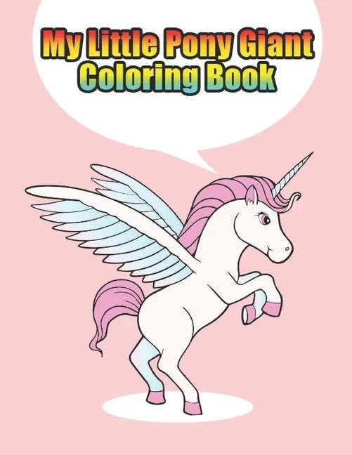 my little pony giant coloring book