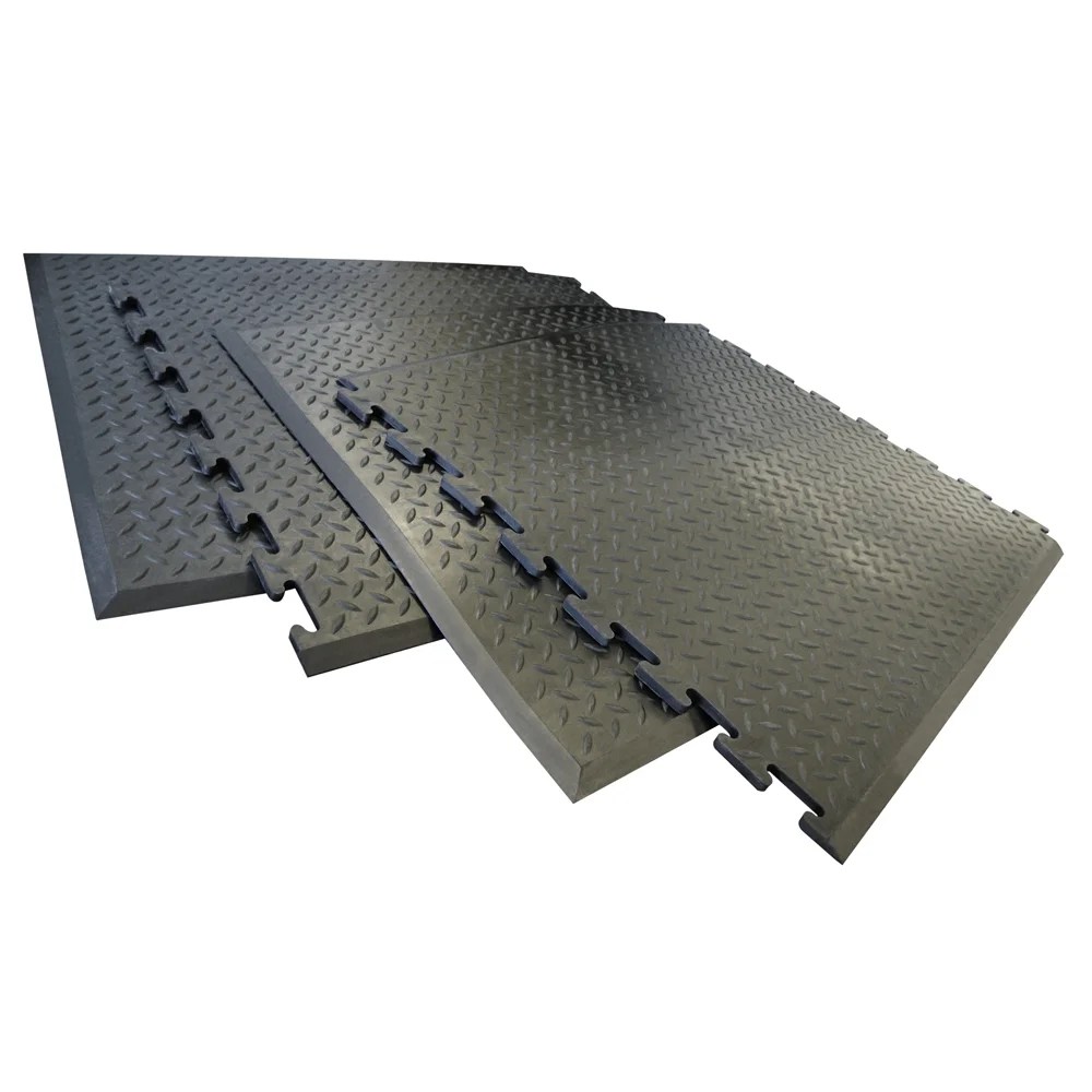 RubberCal "FootRest" Interlocking AntiFatigue Floor Mat 1/2 in x 28 in x 31 in Center