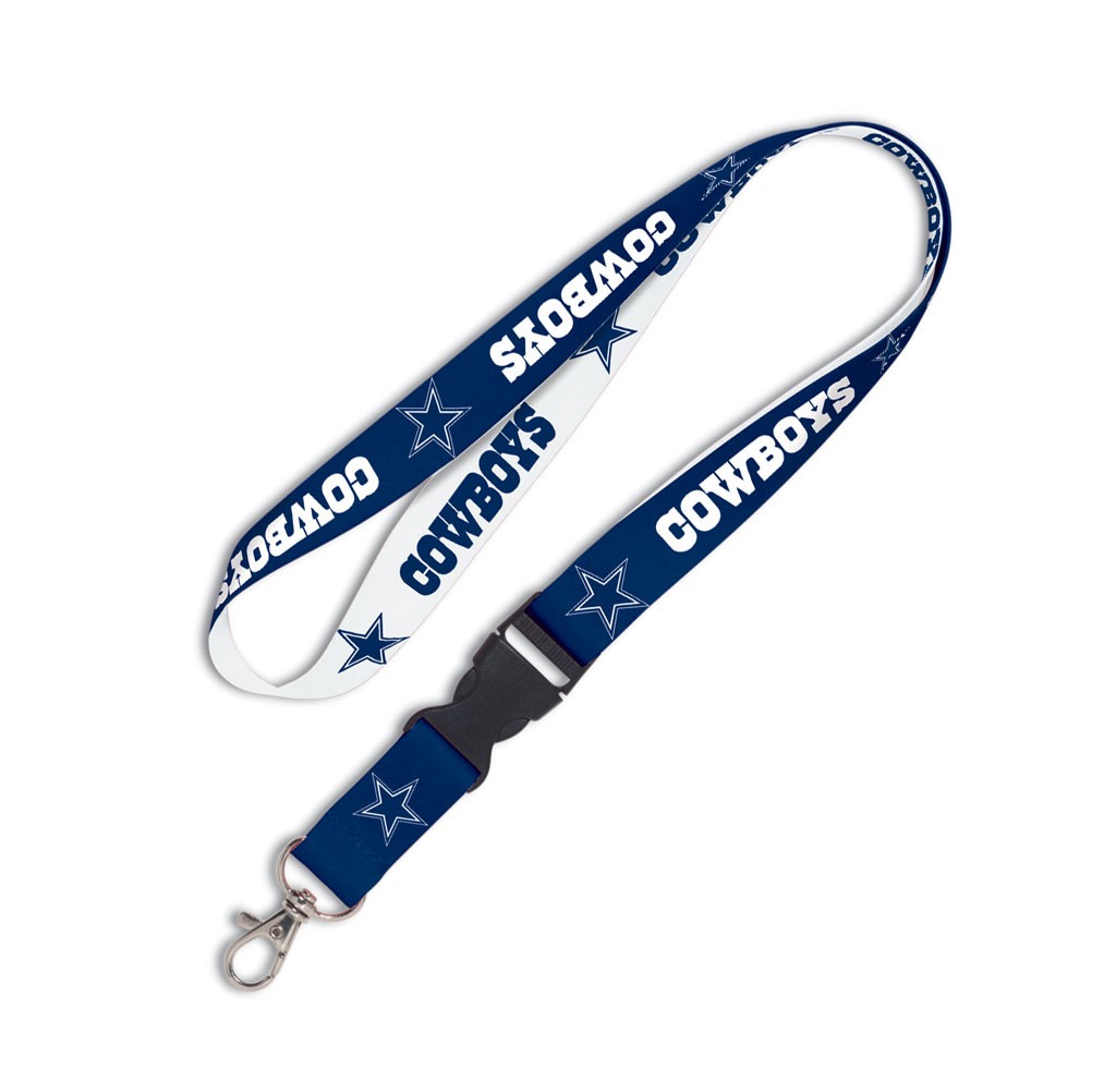Dallas Cowboys Official NFL 20 inch Lanyard Key Chain Keychain by