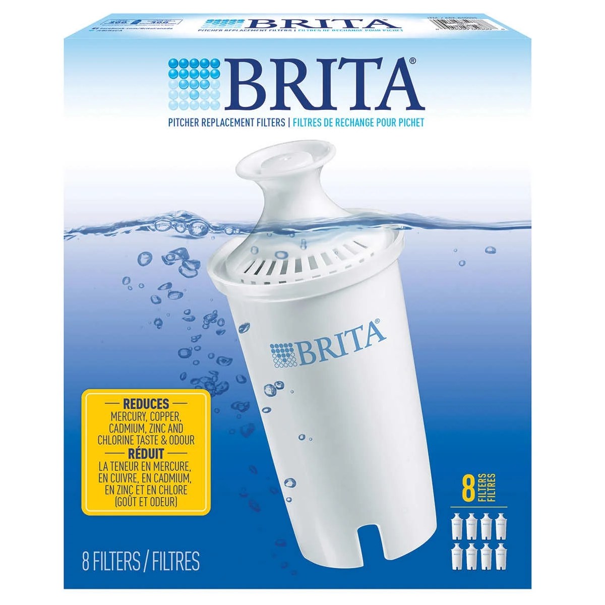 Brita Replacement Filter, 8pack Walmart Canada