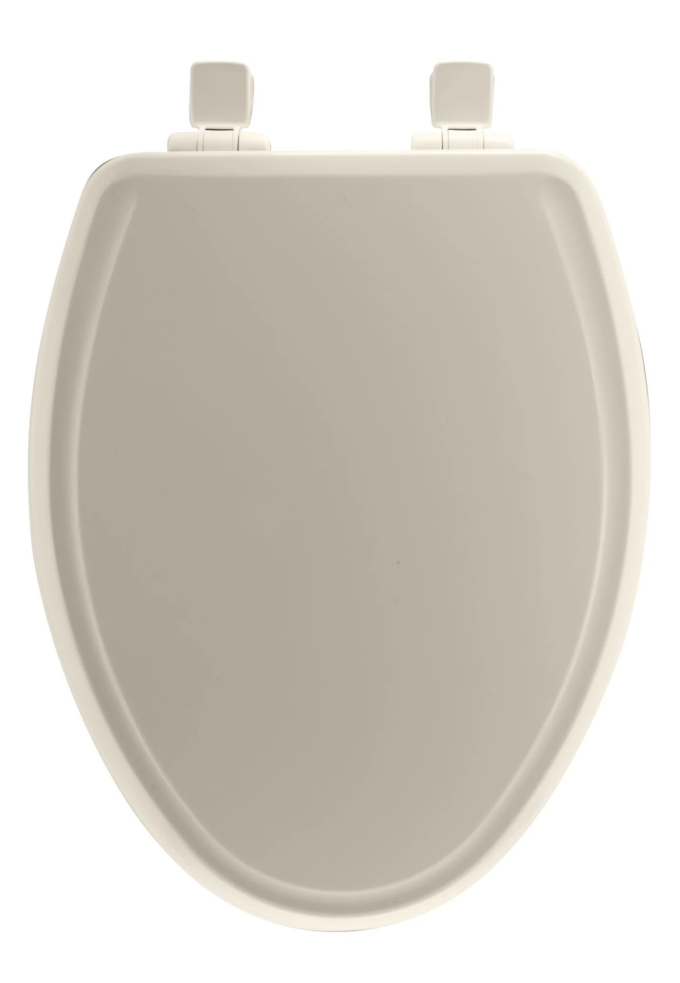 Bemis 1600E3 Biscuit Elongated ClosedFront Toilet Seat And Lid