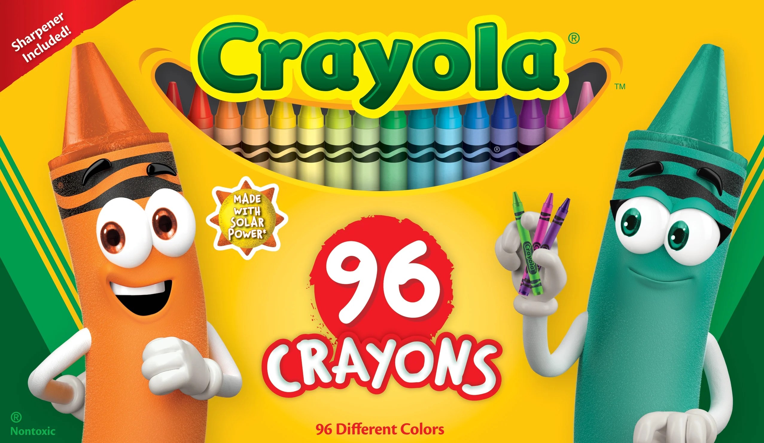 Crayola Crayon Set, 96 Ct, Back to School Supplies, Teacher Supplies