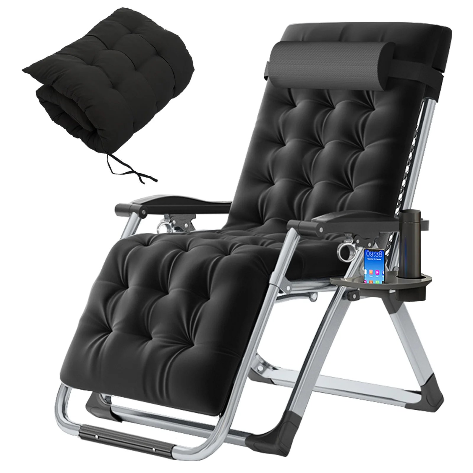 MOPHOTO Zero Gravity Chair, Oversize Lounge Chair Patio Folding