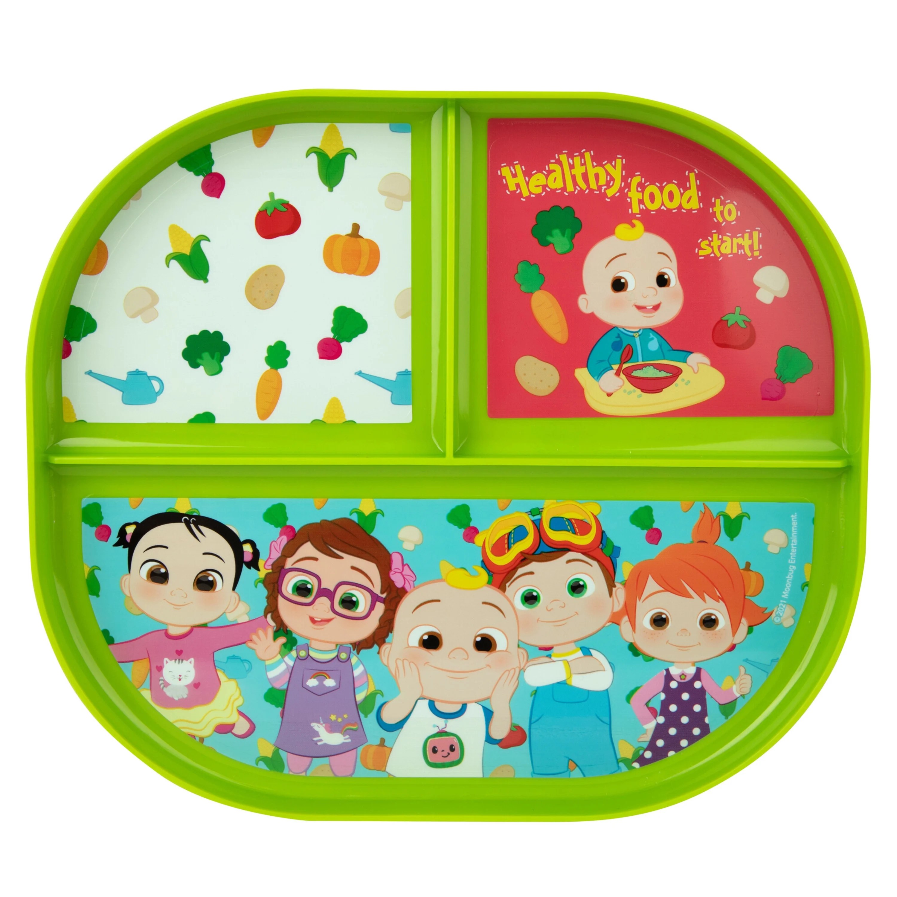 2Sided Plate Dishwasher Safe Toddler Plate