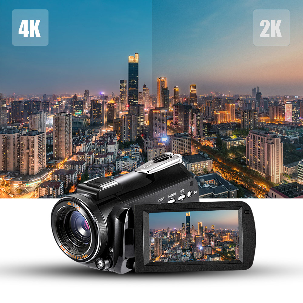 Andoer AC3 4K UHD 24MP Digital Video Camera Camcorder DV Recorder 30X