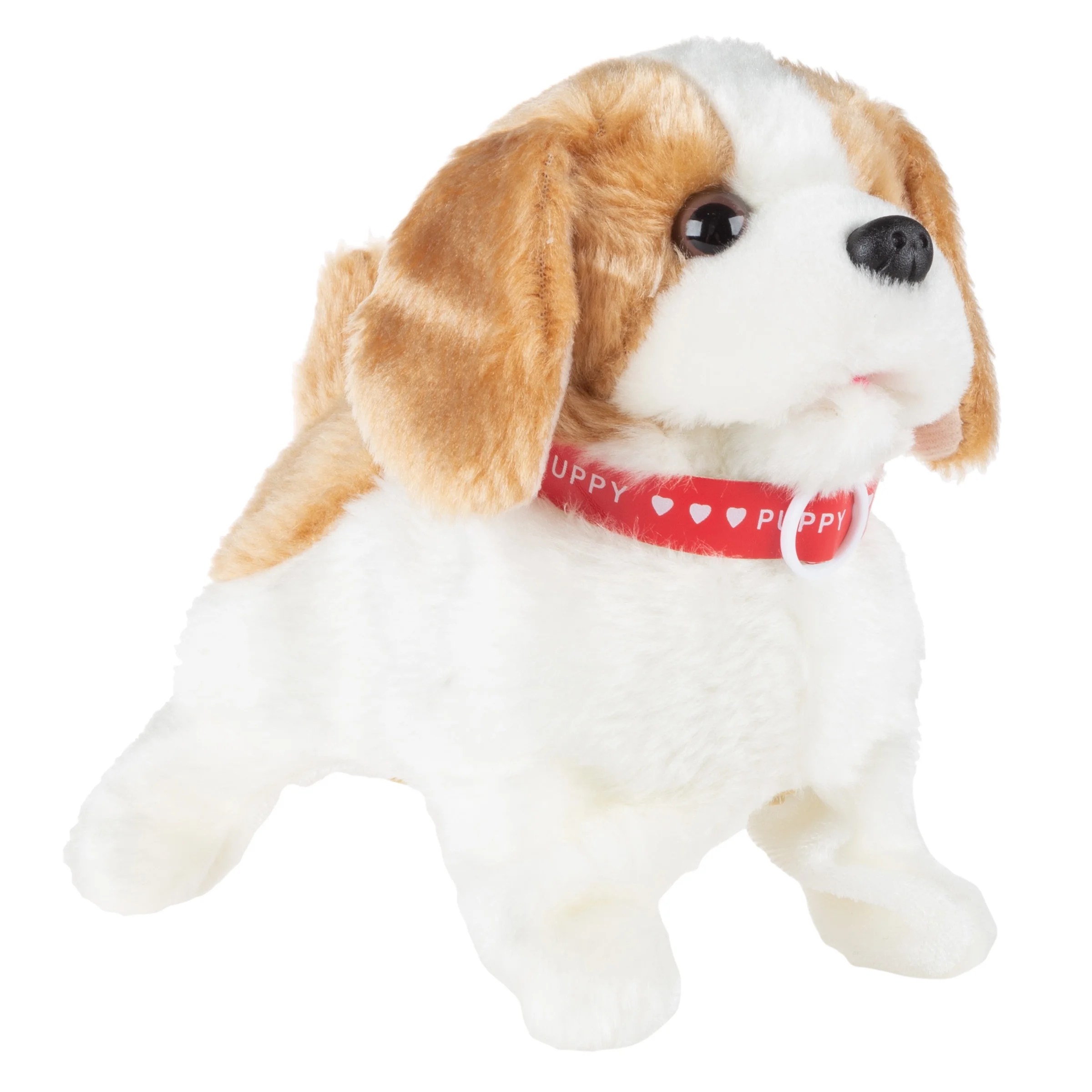 Interactive Plush Puppy Toy Battery Operated Dog that Walks, Barks and Does Back Flips, by