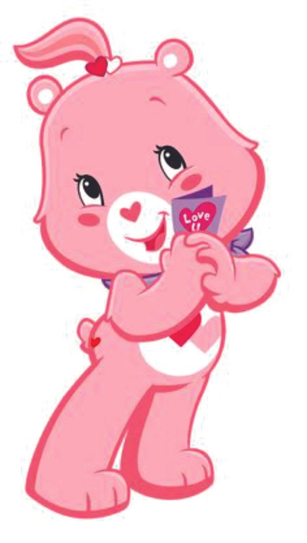 Love A Lot Care Bear Cartoons Customized Wall Decal Custom Vinyl Wall