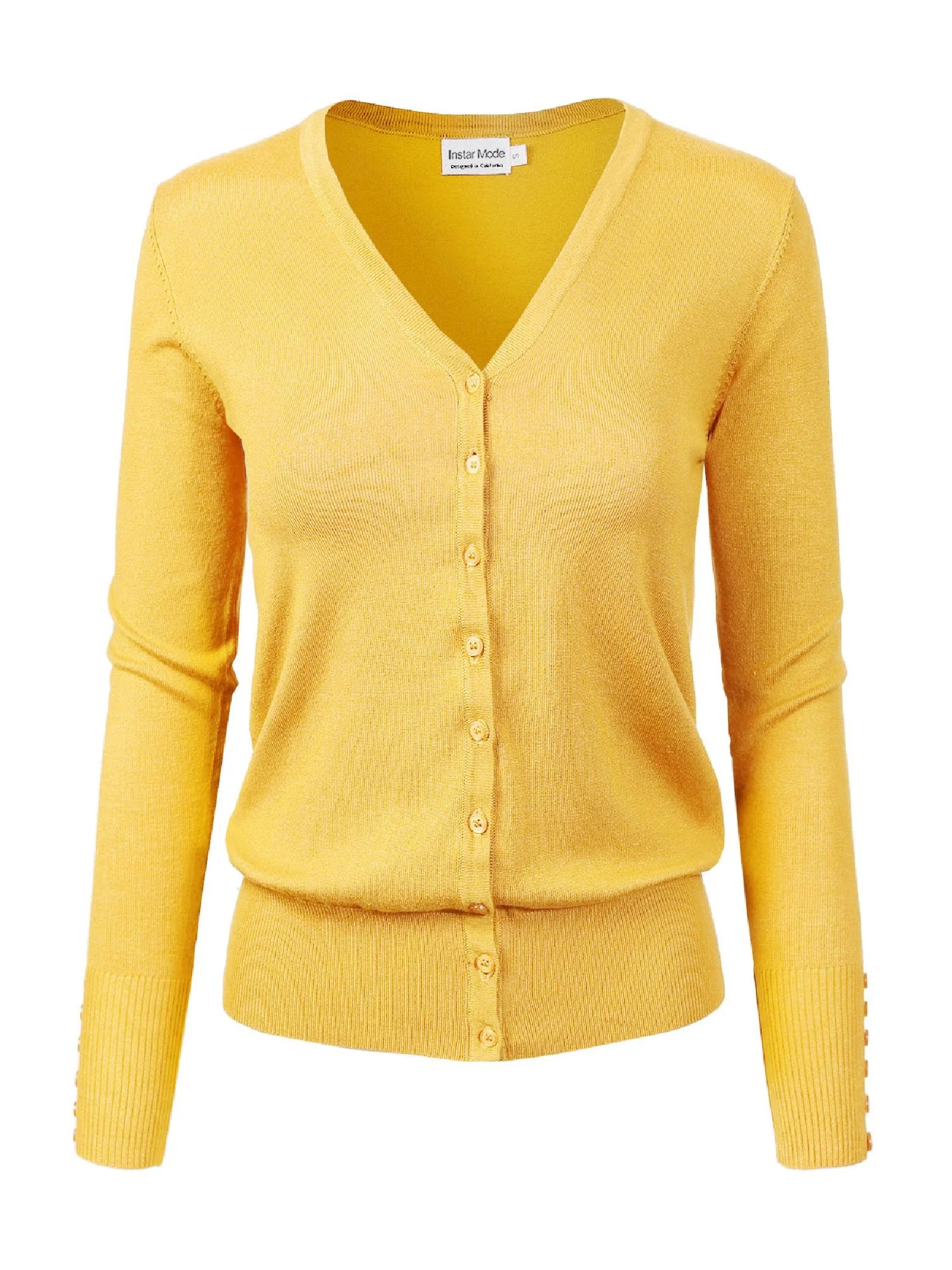 Made by Olivia Made by Olivia Women's Classic Button Down Long Sleeve