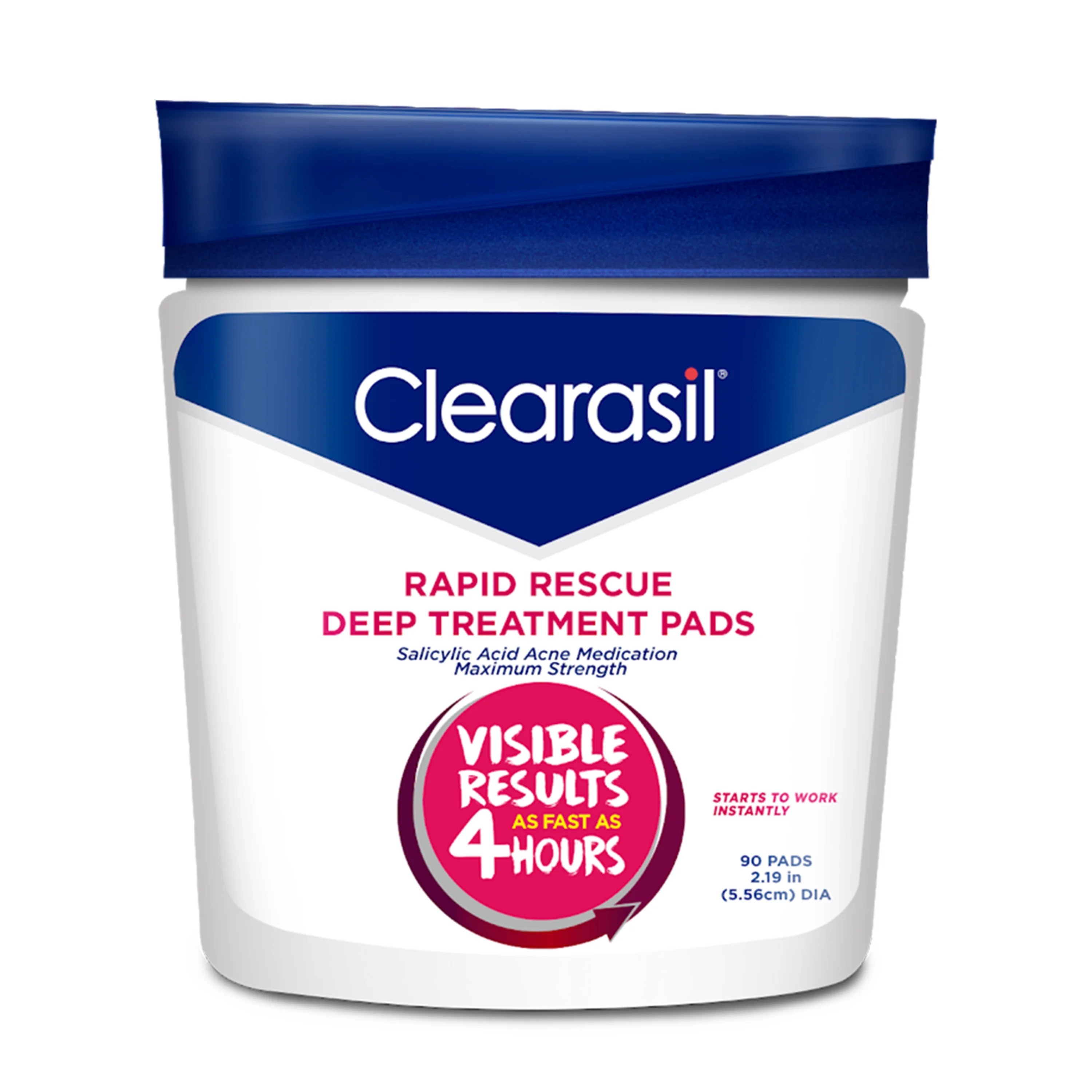 Acne Treatment Cleansing Pads Clearasil Rapid Rescue Deep Treatment