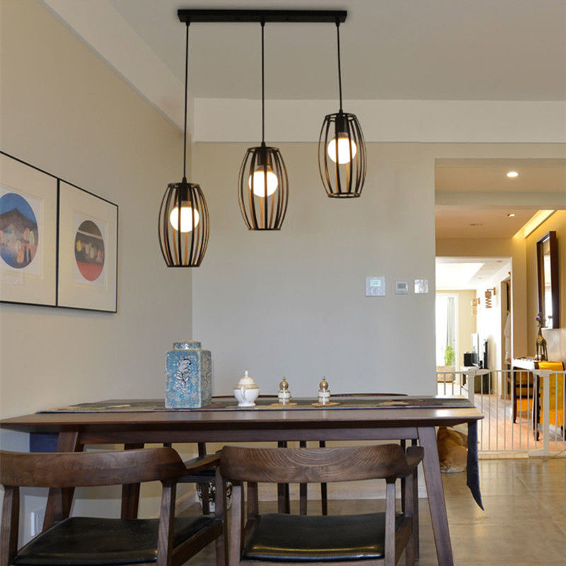 Black Pendant Light Dining Room Homedecorations
