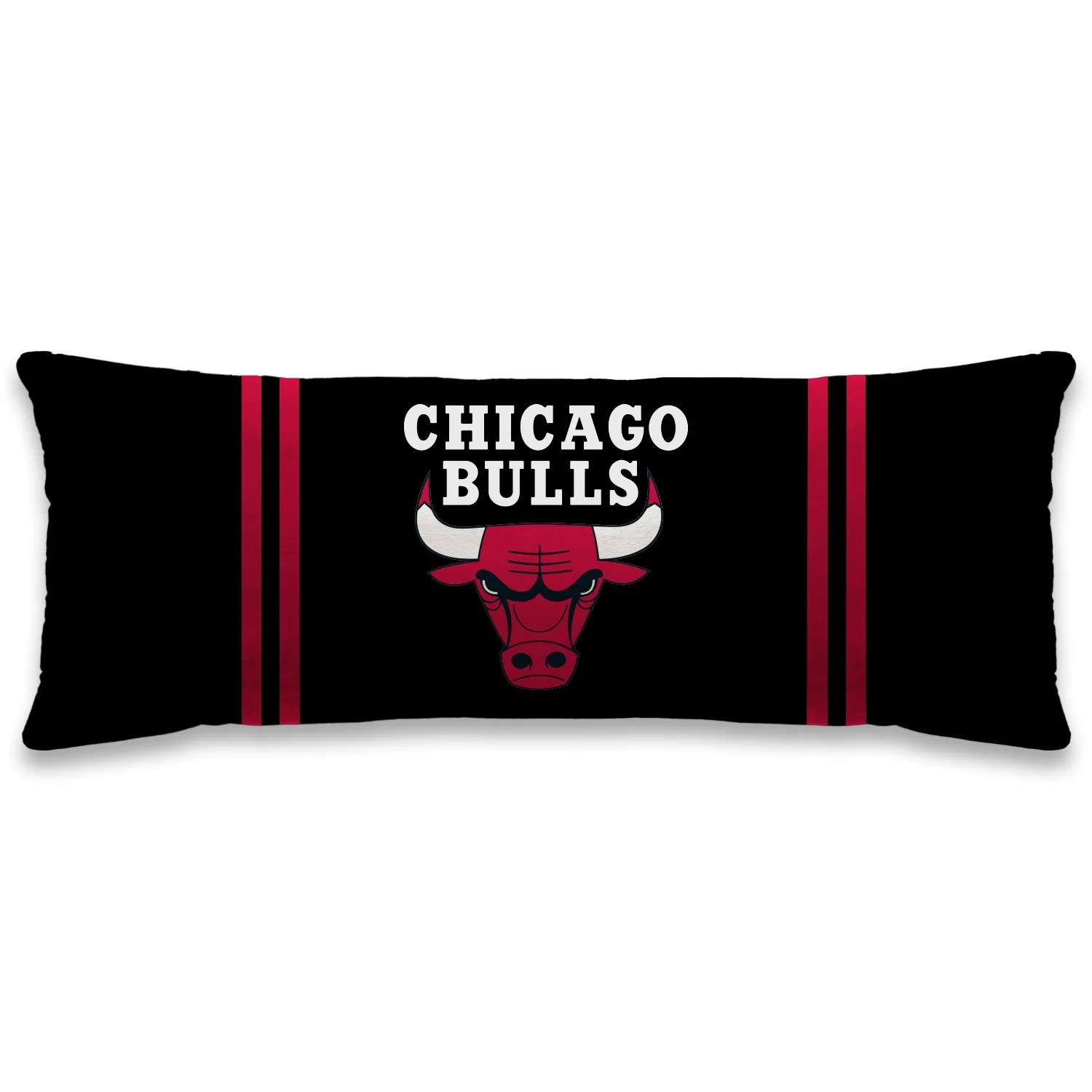 Chicago Bulls 20'' x 48'' Plush Bed Pillow