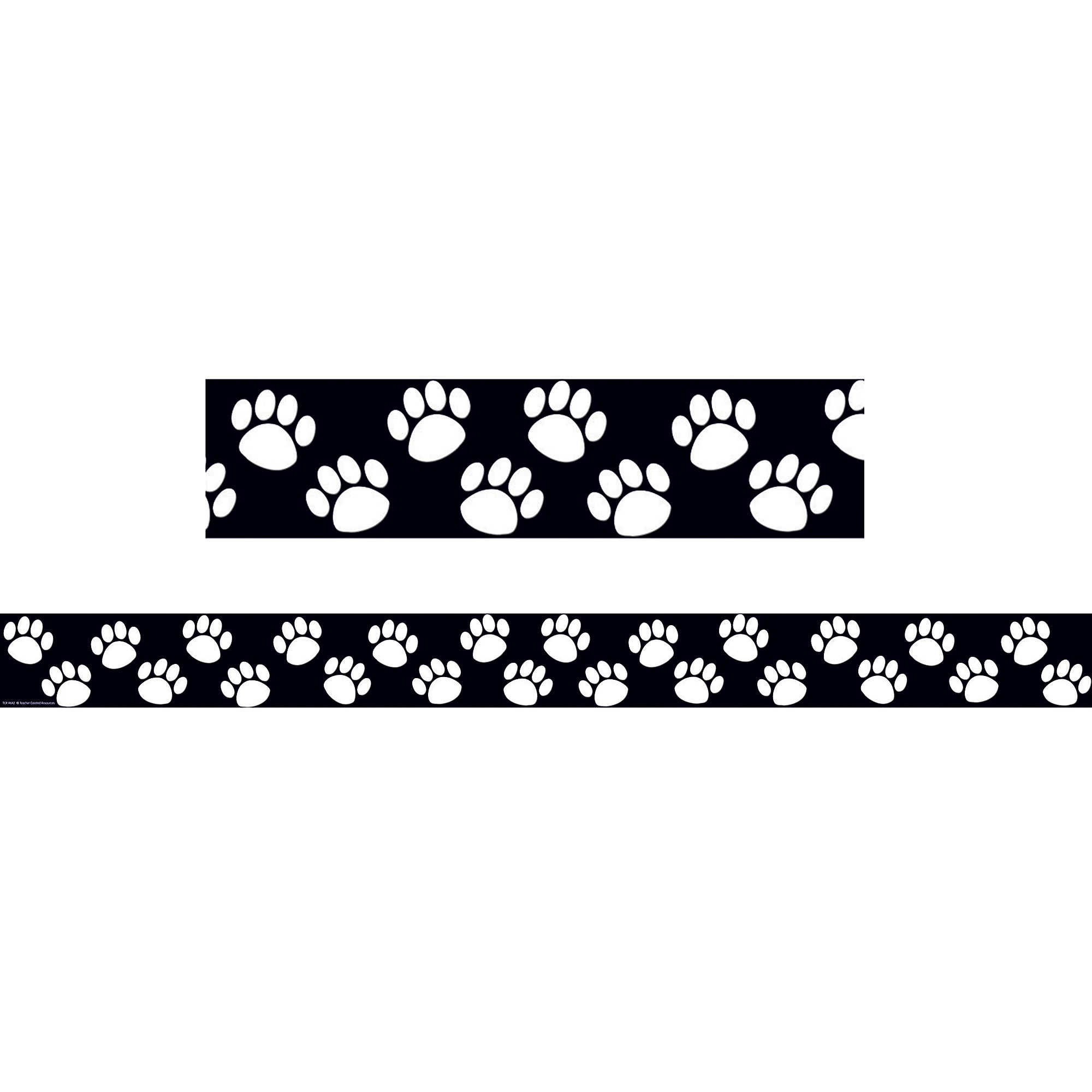 Teacher Created Resources Straight Bulletin Board Border Trim Black