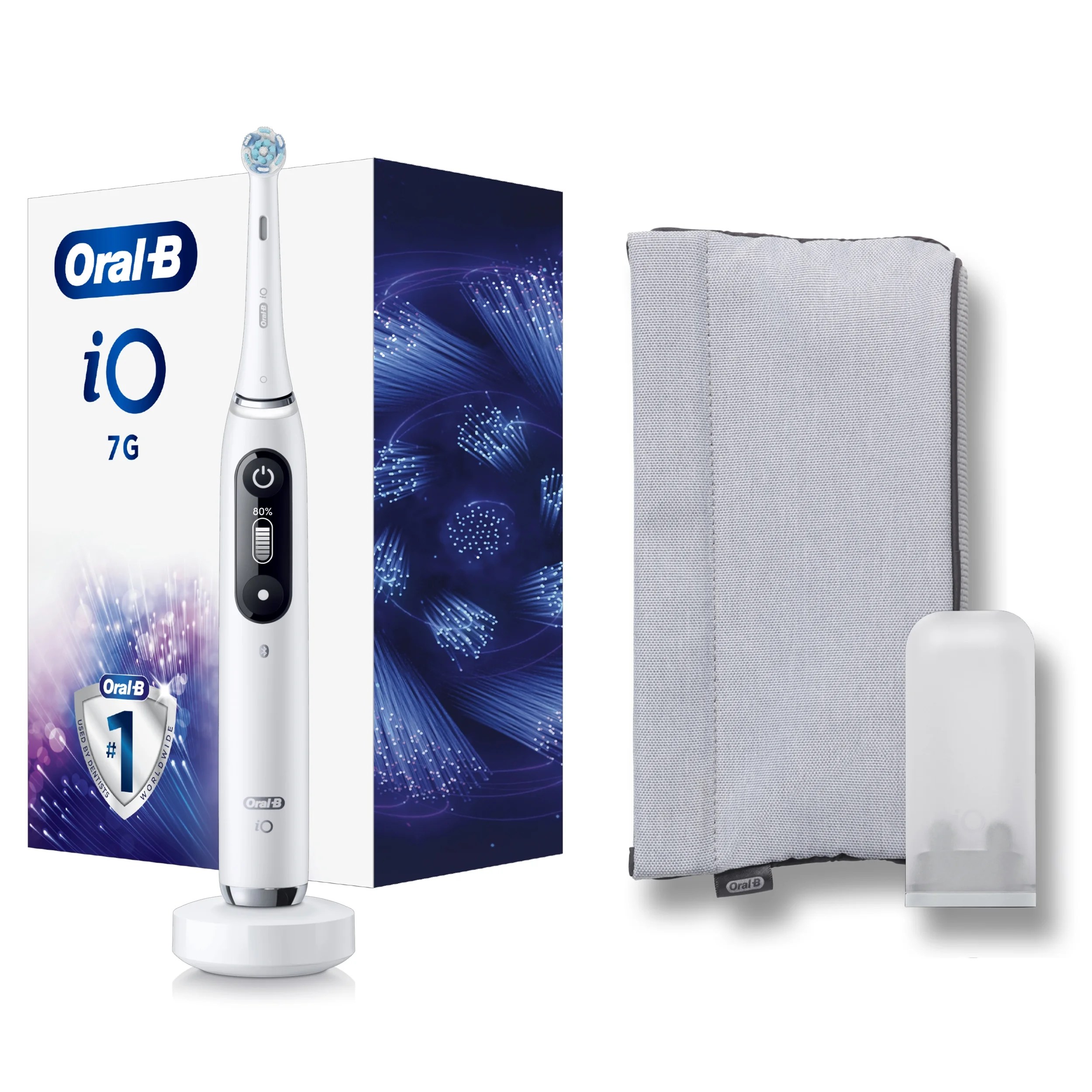 OralB iO Series 7G Electric Toothbrush with 1 Brush Head, White