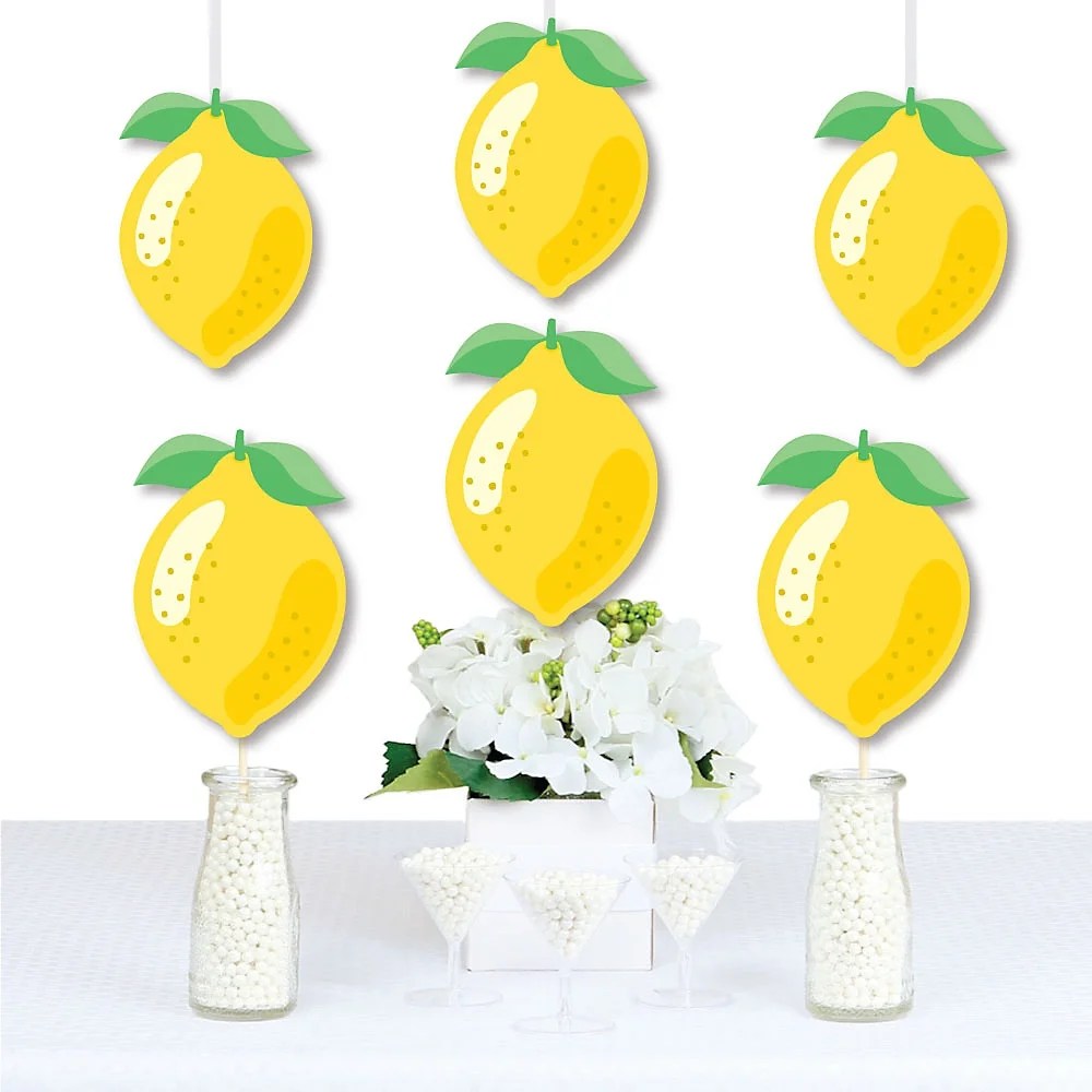 So Fresh Lemon Decorations DIY Citrus Lemonade Party Essentials