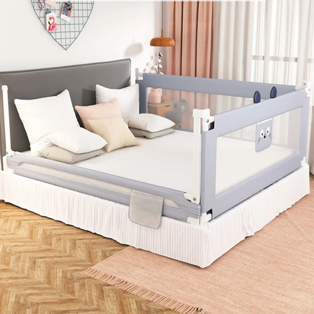 INSMA Bed Rails for Toddlers Extra Tall Kids Bed Guardrail, Vertical