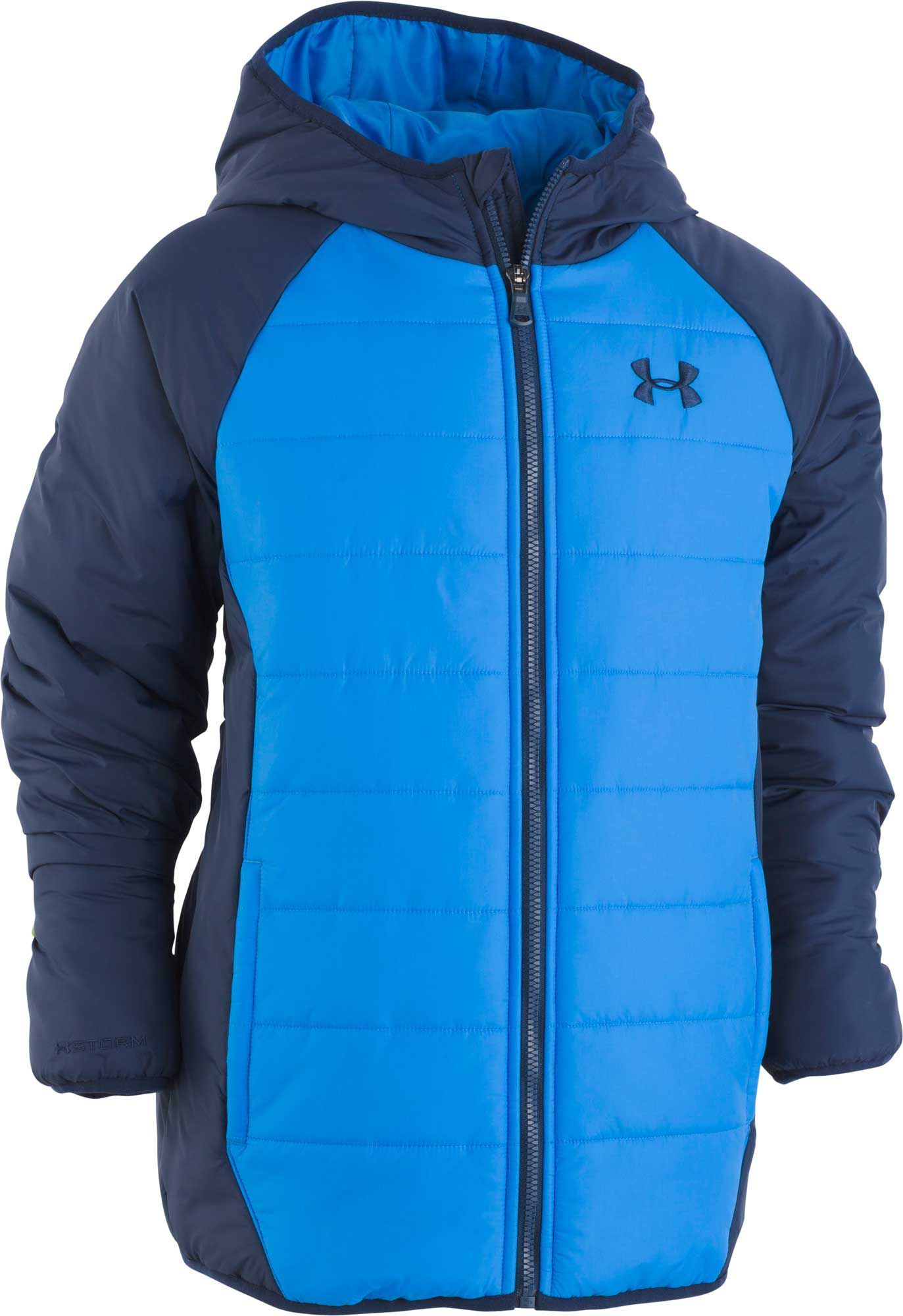 Under Armour Under Armour Boys' Tuckerman Puffer Jacket, Blue Circuit