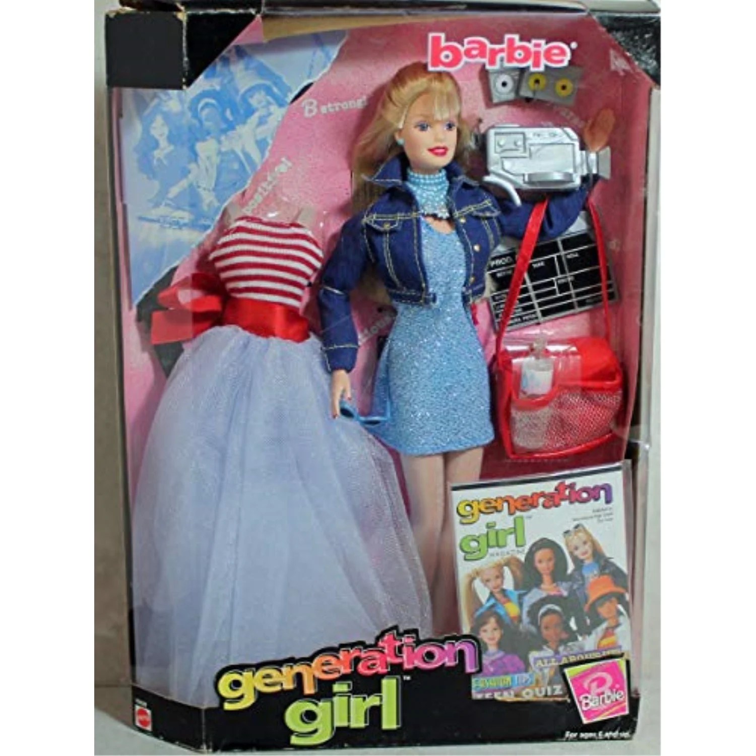 generation girl barbie doll w extra fashions & more! (1998) Walmart