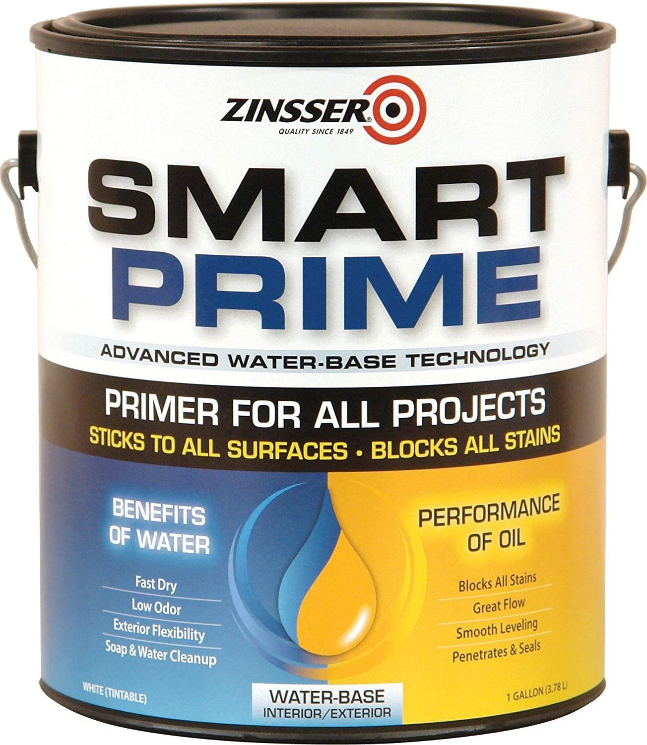 RustOleum Corporation 249727 Zinsser Primer, 1Quart, White