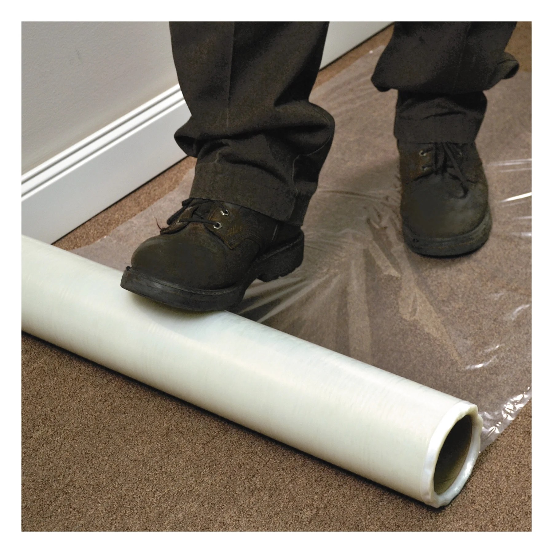 ES Robbins Roll Guard Temporary Floor Protection Film for Carpet, 36" x