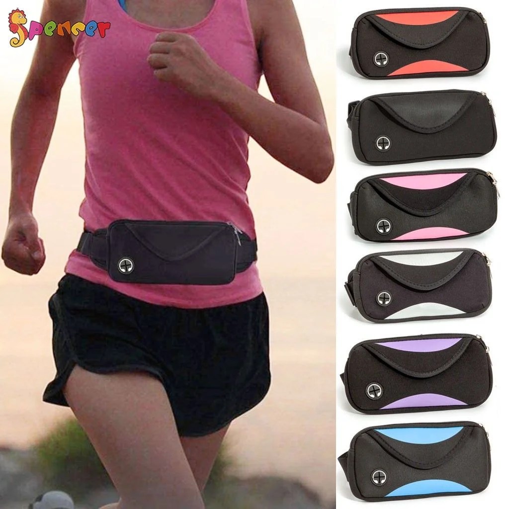 Spencer Spencer Sport Running Belt Waist Pouch Fanny Pack Waterproof Spencer Spencer Sport Running Belt Waist Pouch Fanny Pack Waterproof