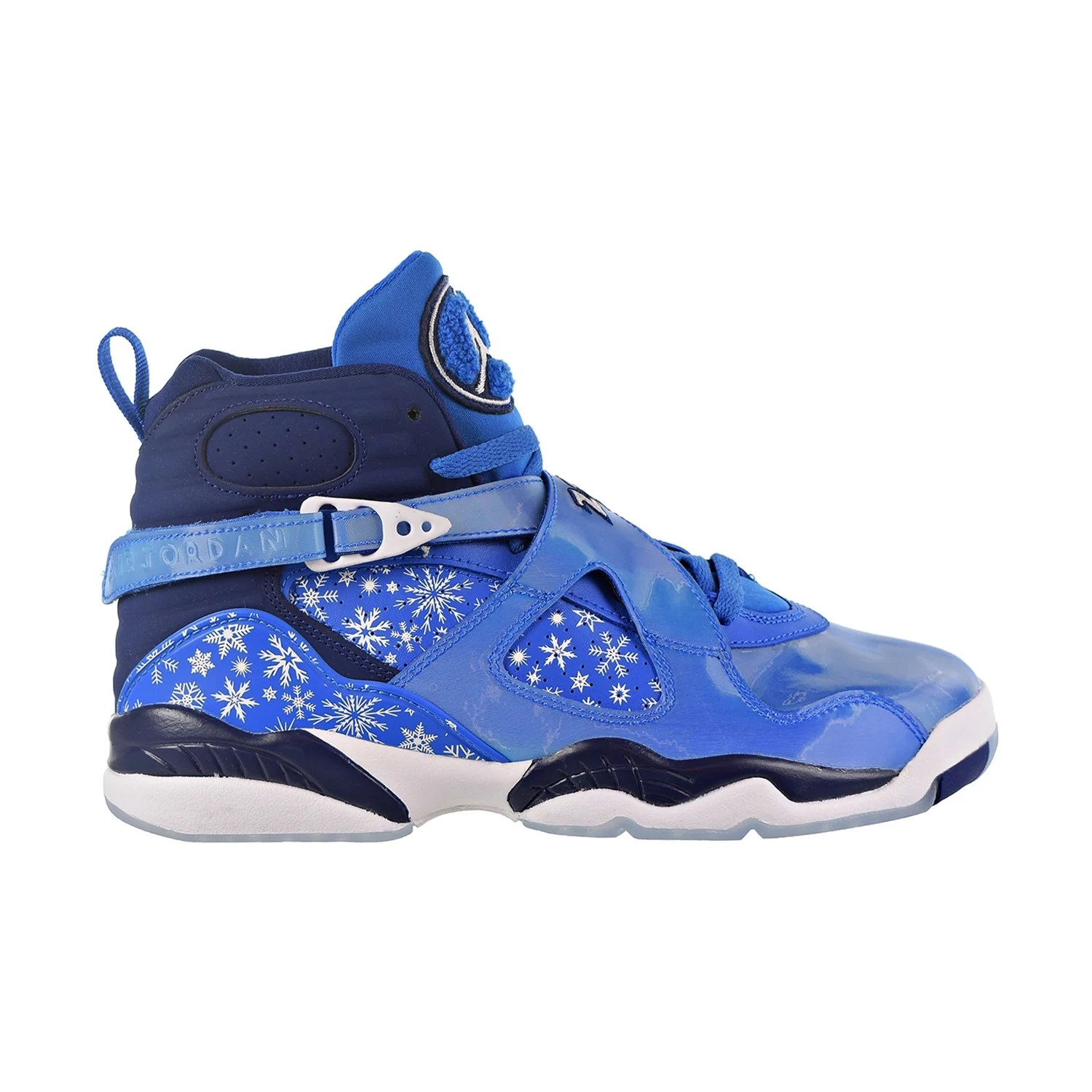 Nike Air Jordan 8 Retro Big Kid's Shoe Cobalt BlazeBlueVoidWhite