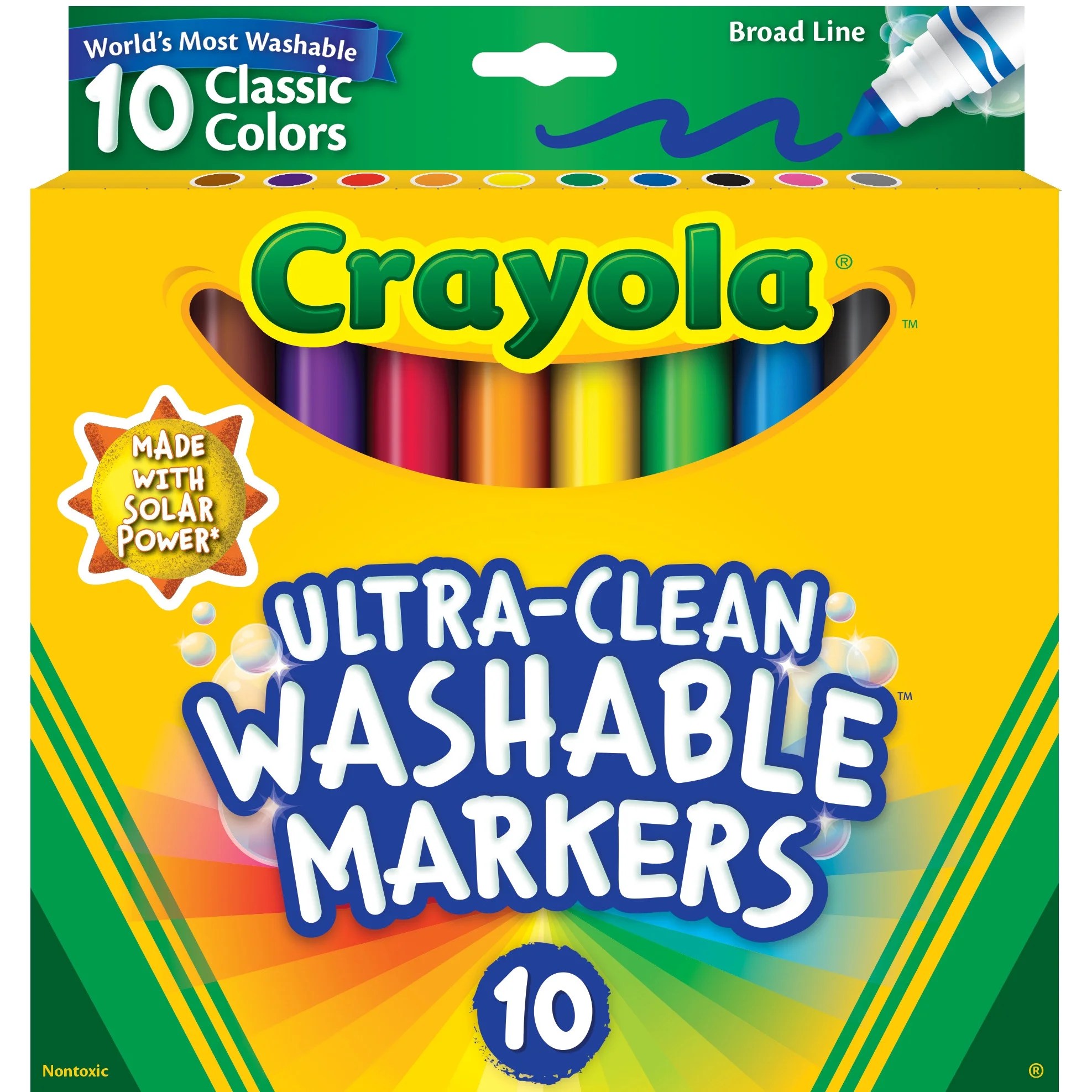 Buy Crayola UltraClean Washable Broad Line Markers, Back to School
