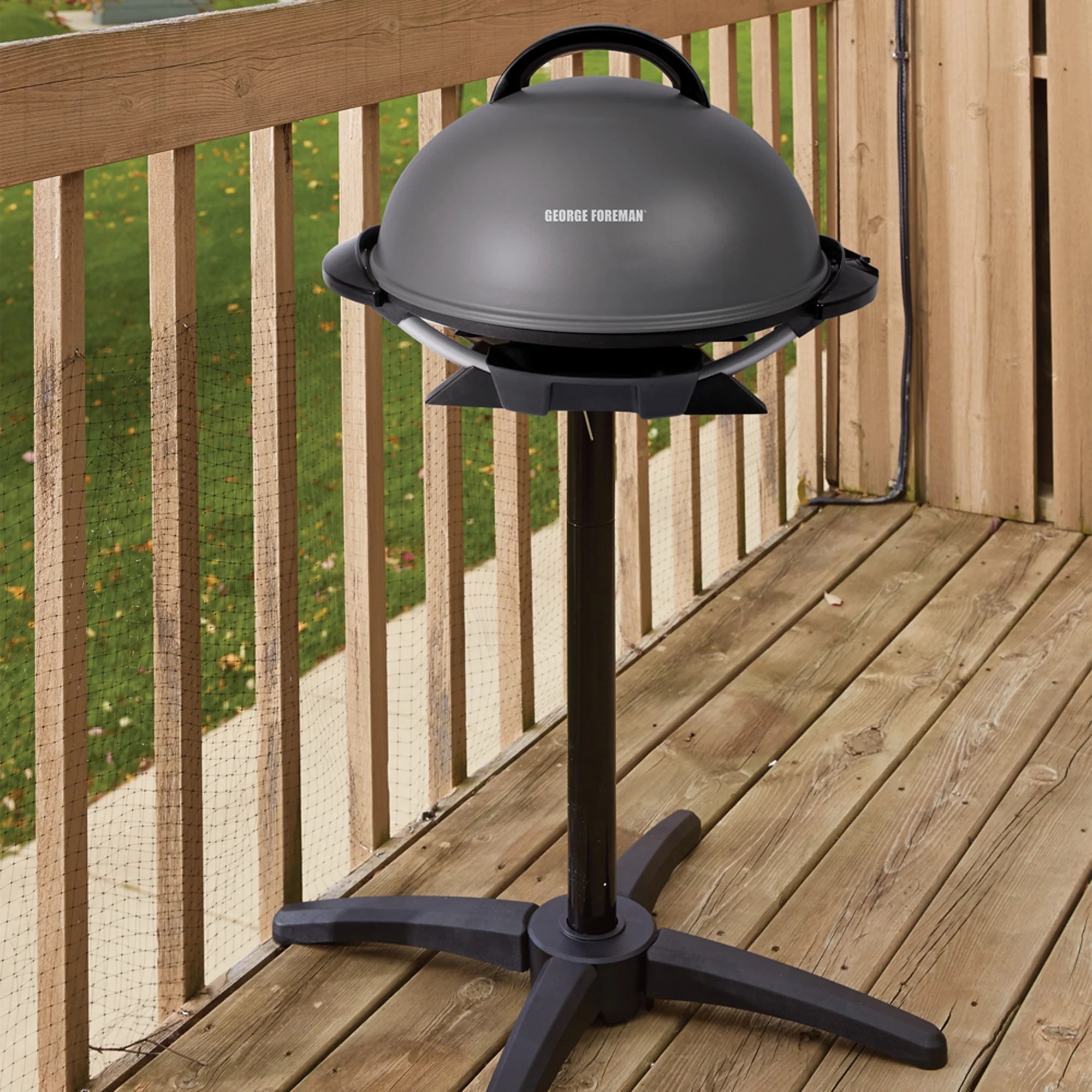Foreman 240" Indoor/Outdoor Electric Grill NonStick Barbecue