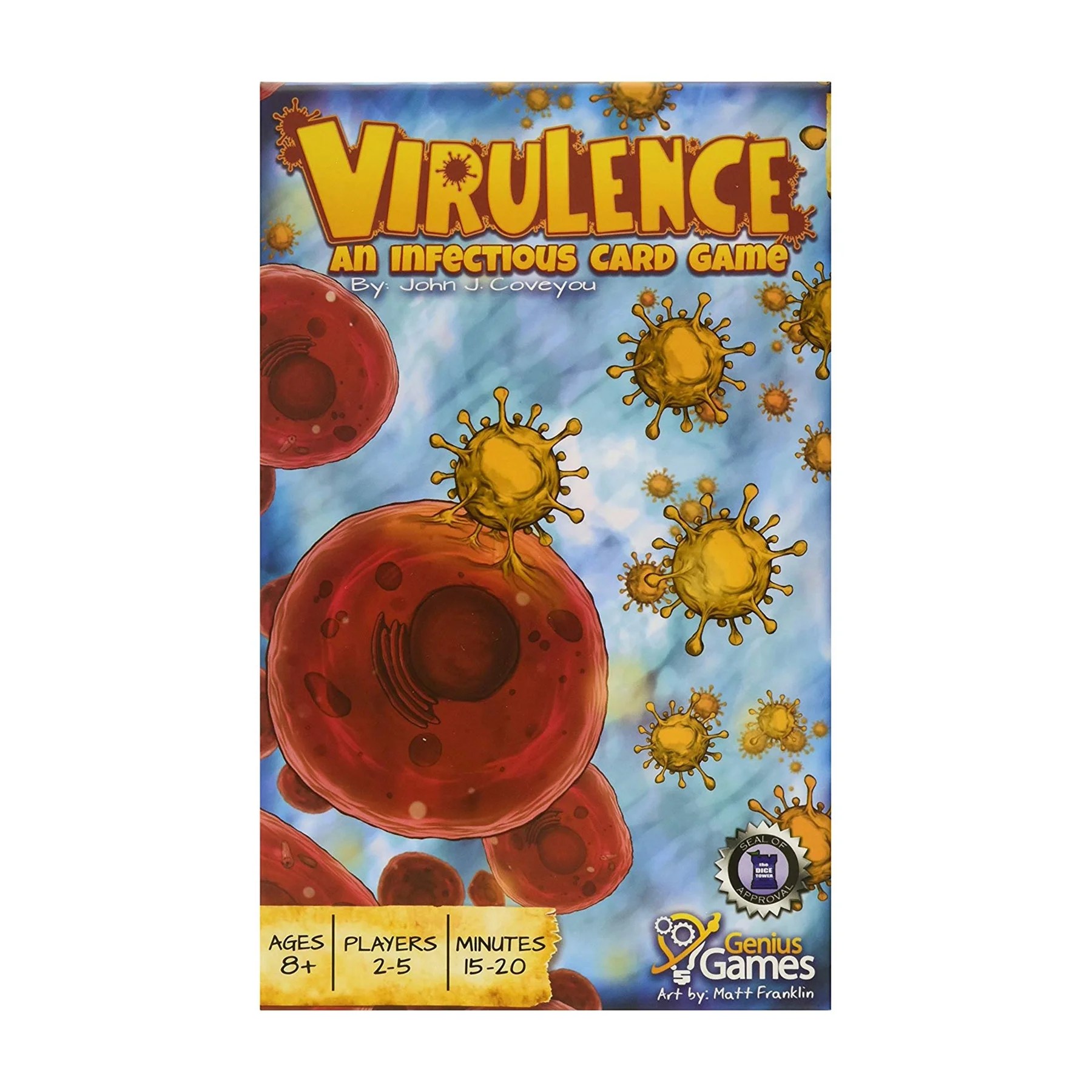 Virulence an infectious Card Game (Kickstarter Edition) New Condition
