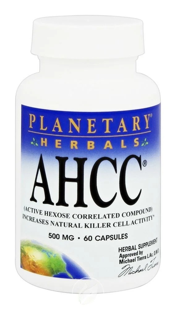 Herbals, AHCC (Active Hexose Correlated Compound), 500 mg, 60