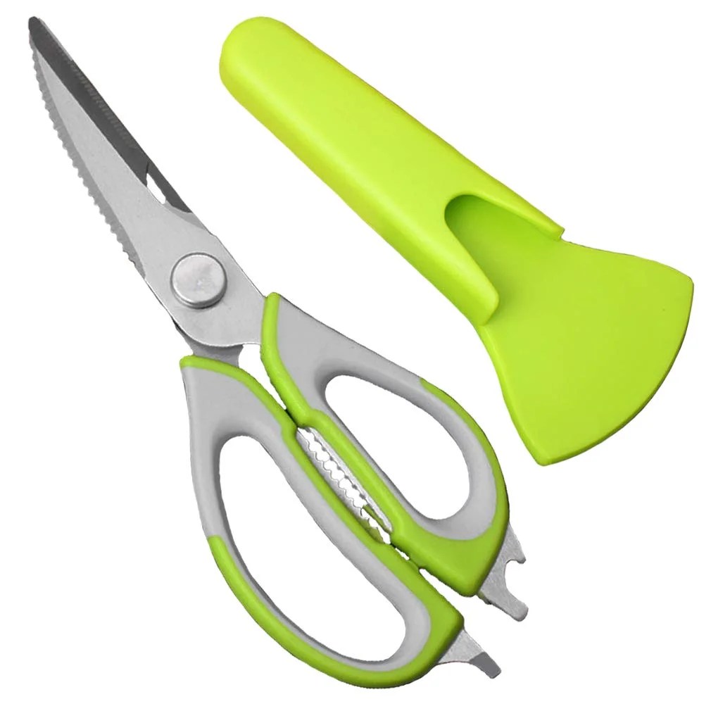 Multifunctional Kitchen Scissors, Coolmade Multipurpose Stainless Steel