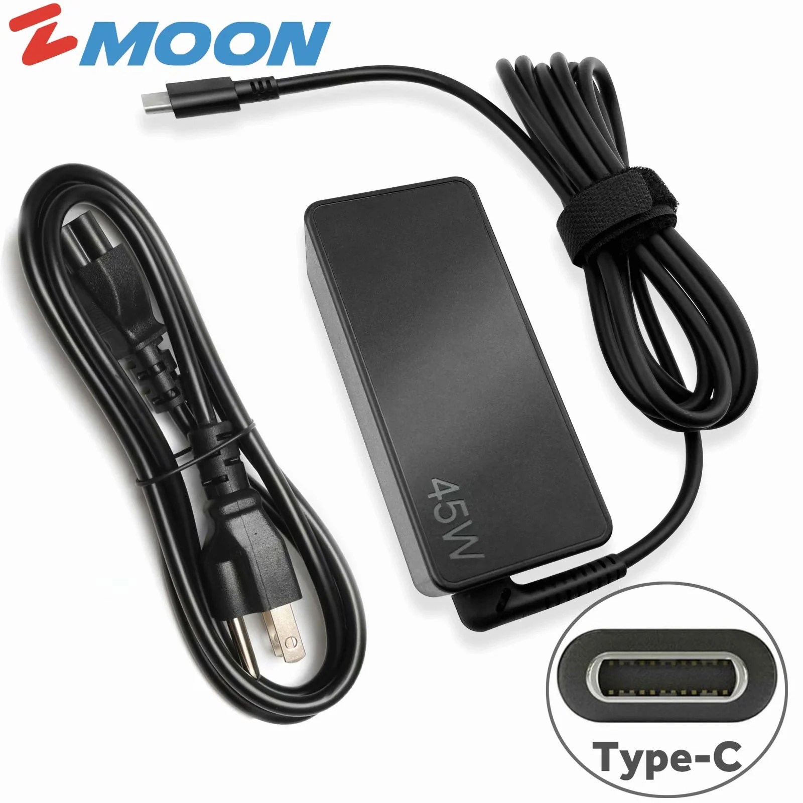 45W USB C TypeC AC Adapter for Lenovo ThinkPad T480 T480S T580