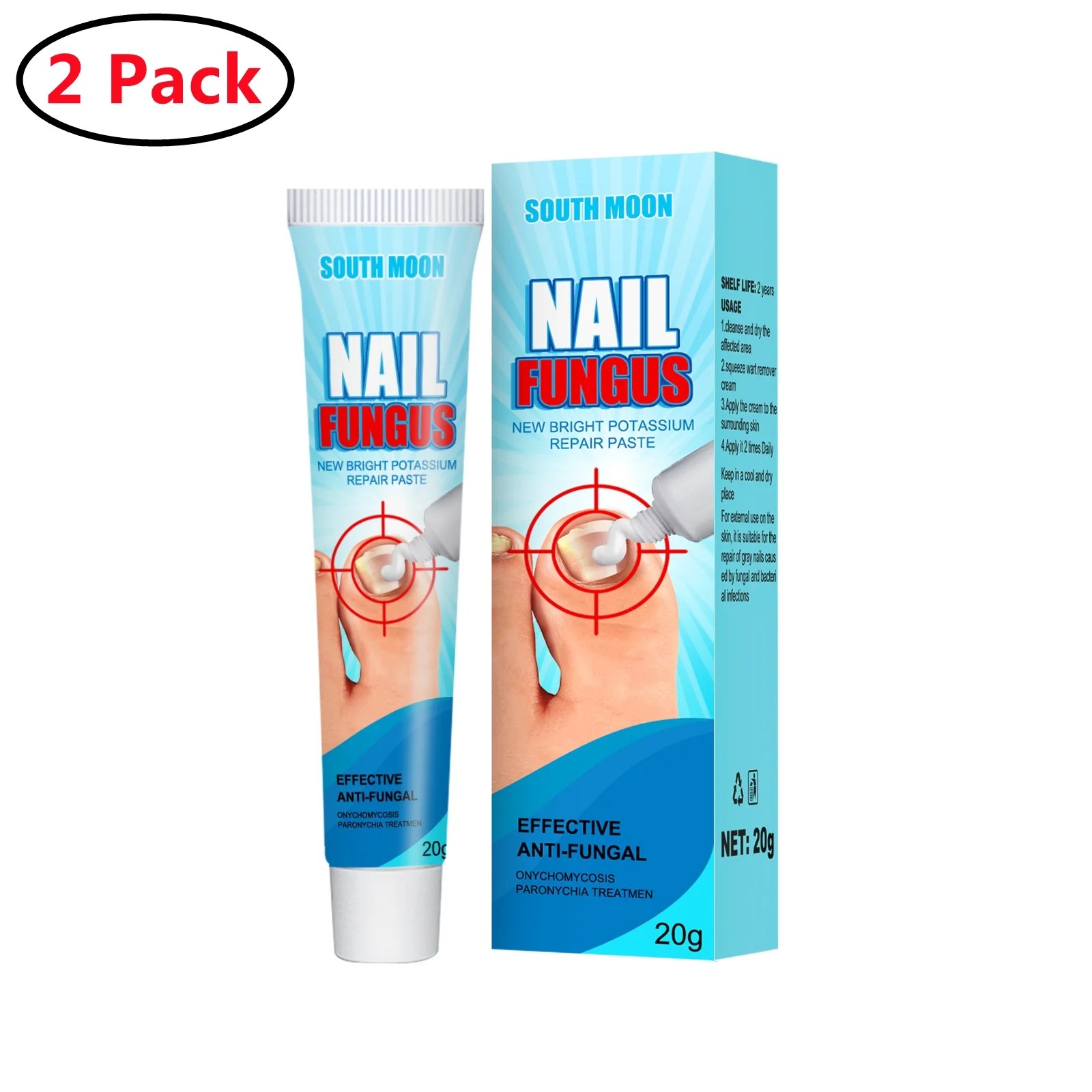 2 Pack Fungus Treatment For Toenail, Toenail Fungus Treatment & Cure