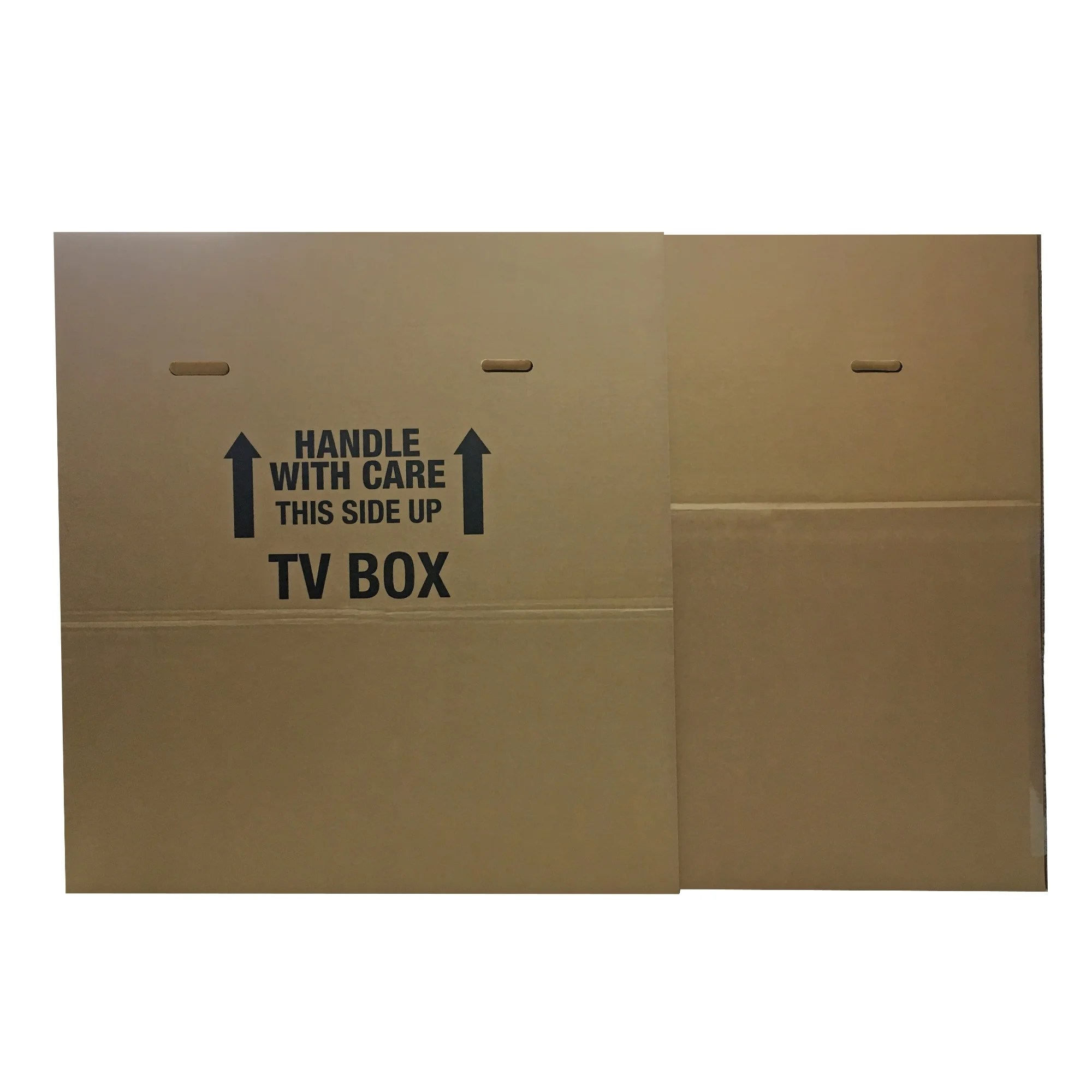 uBoxes Double Wall TV Moving Boxes 72 x 6 x 42 In Boxes w/ Sleeves, 2