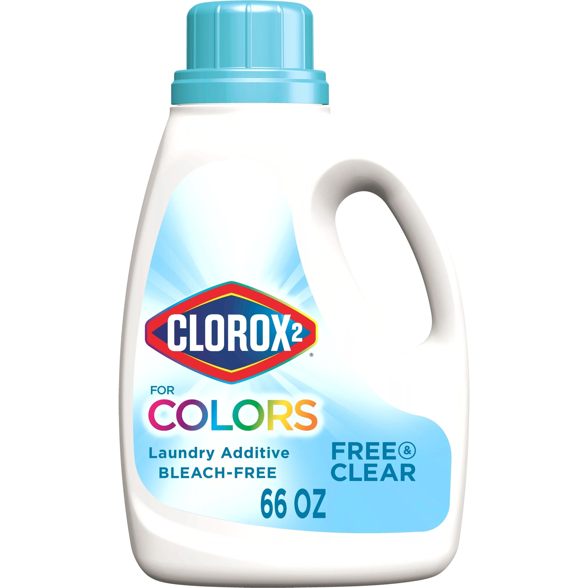 Clorox 2 Free & Clear Laundry Stain Remover and Color Booster, 66 oz