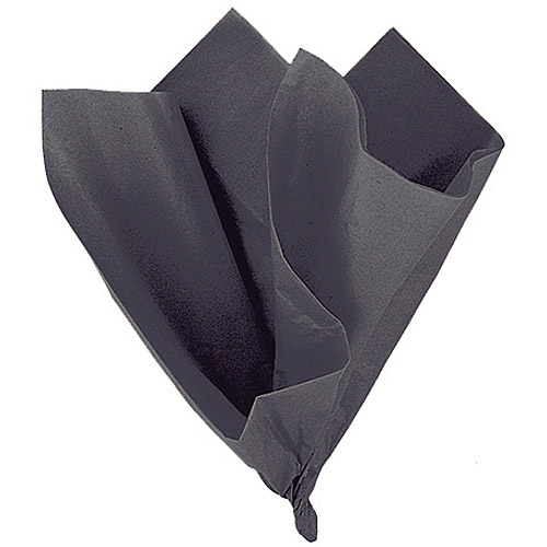 Black Tissue Paper, 10 Sheets