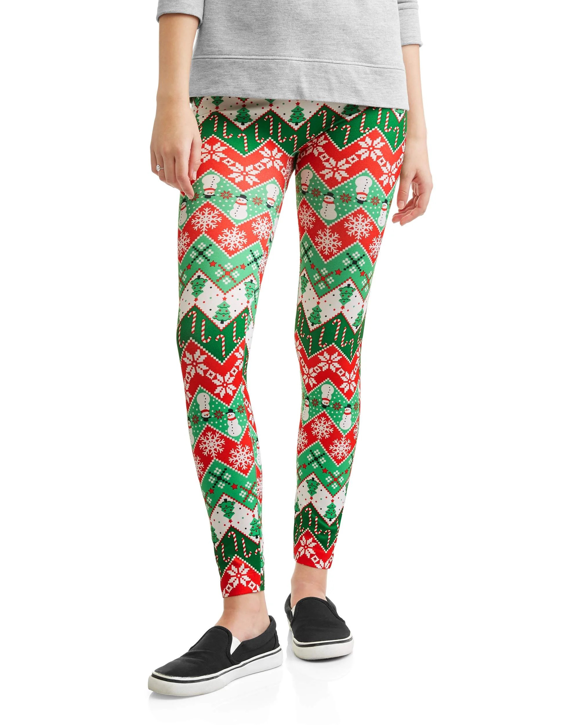 No Boundaries No Boundaries Juniors Seamless Holiday Christmas Ankle