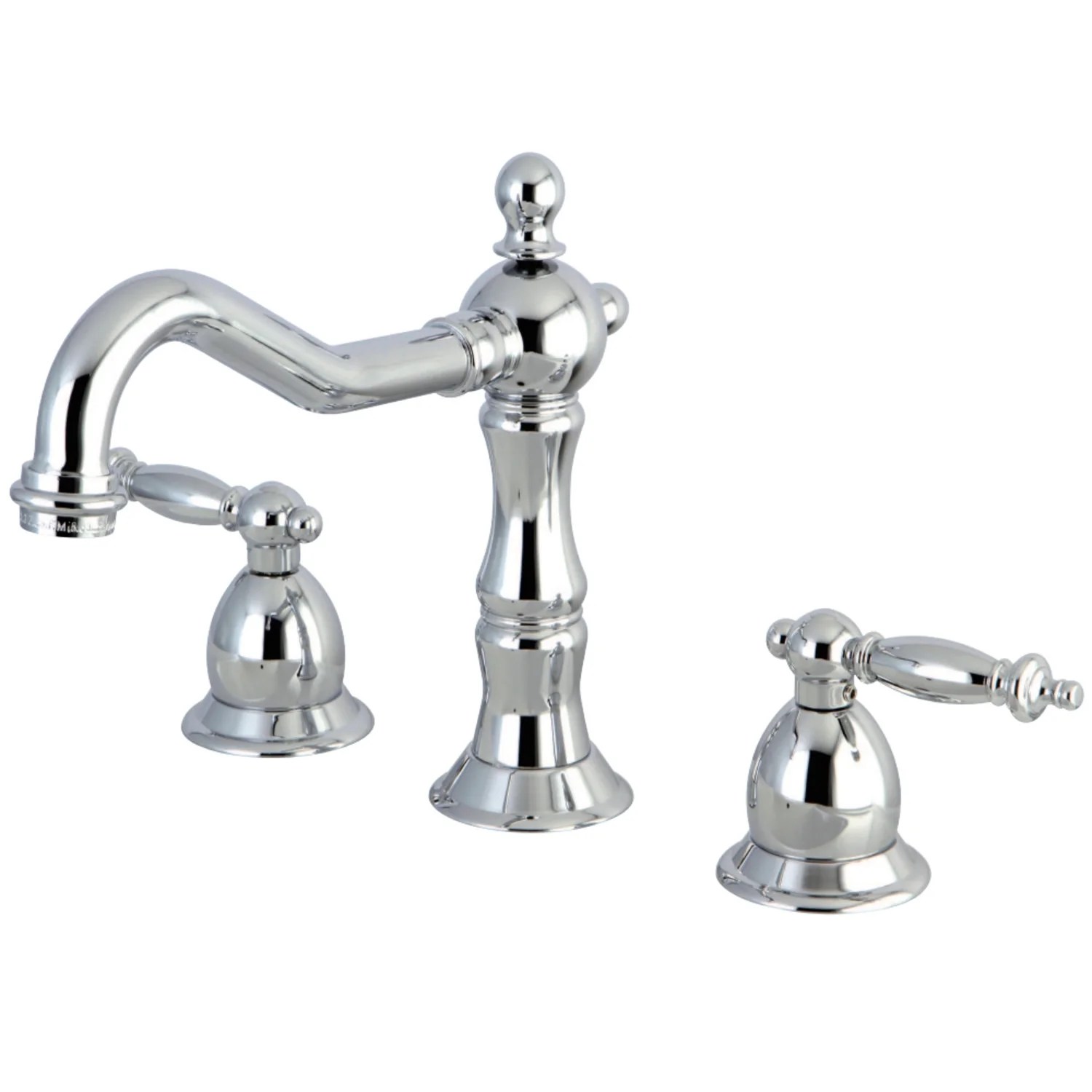 Kingston Brass KS1971TL 8Inch Widespread Lavatory Faucet, Polished