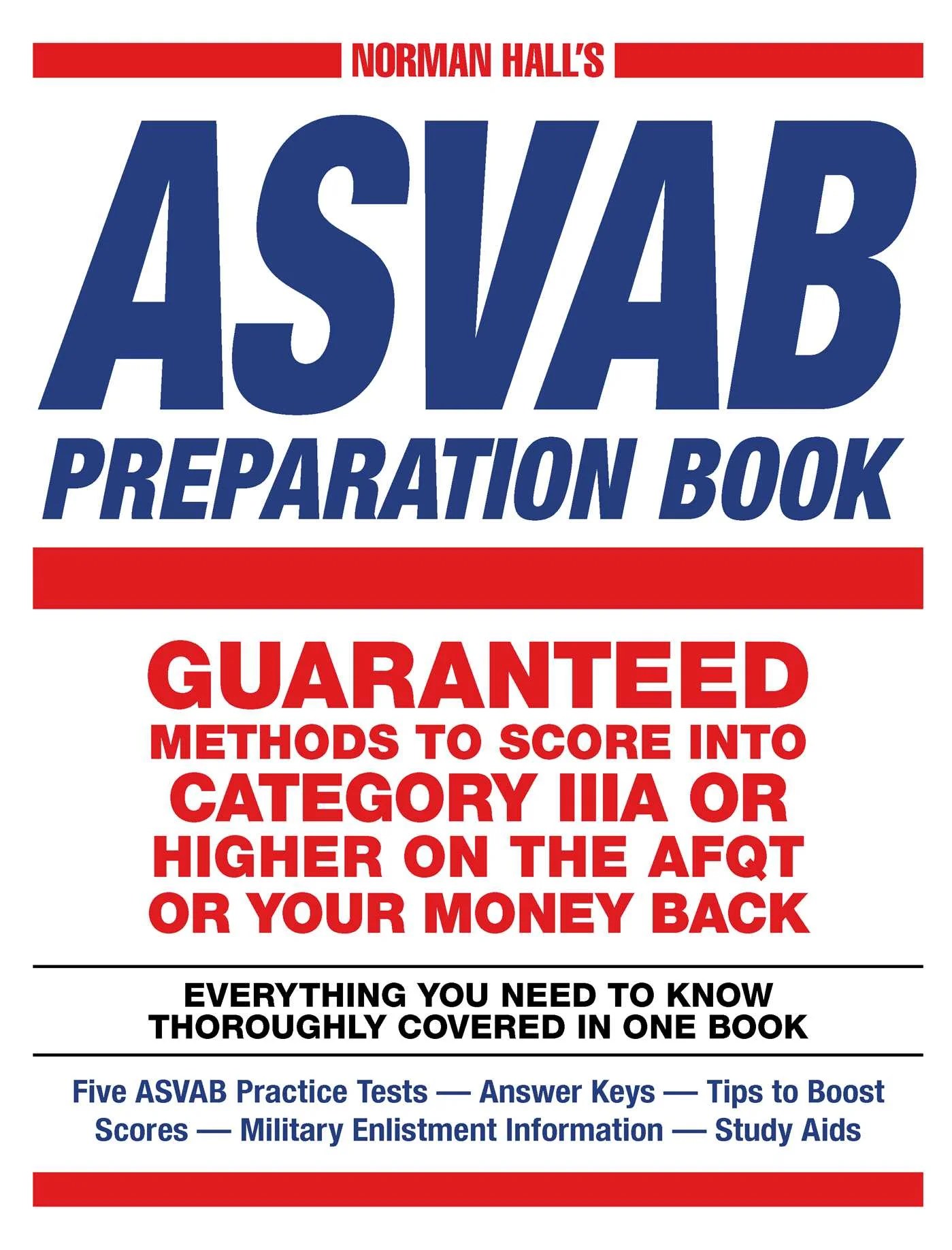 Norman Hall's ASVAB Preparation Book Everything You Need