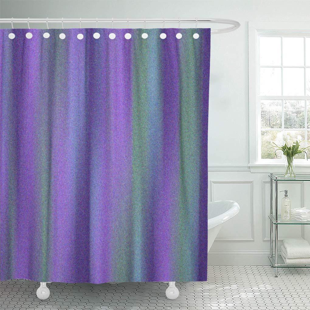 ATABIE Blue Abstract Purple Green Lavender Colorful Stripes Black