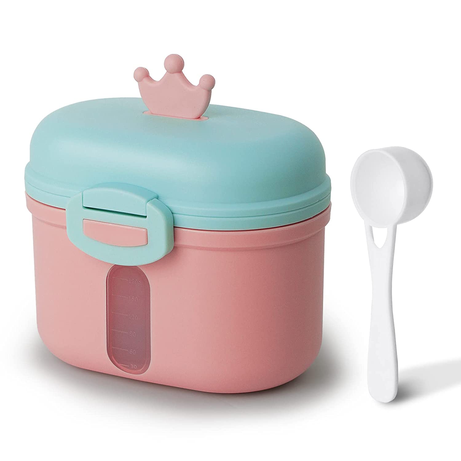 Baby Portable Formula Dispenser, with Scoop and Transparent Scale