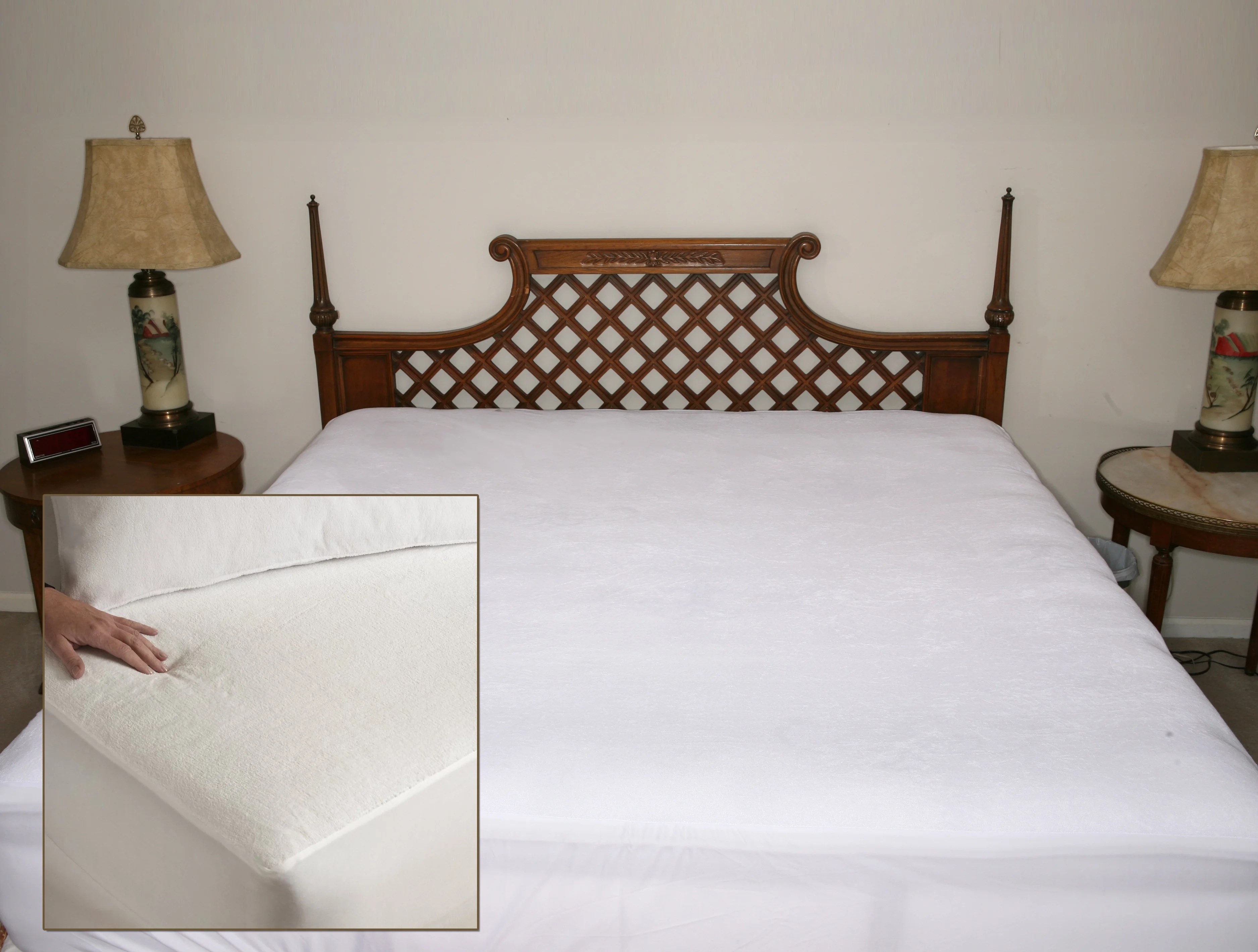 Deluxe Comfort Waterproof Mattress Protector, Full Terry Cloth