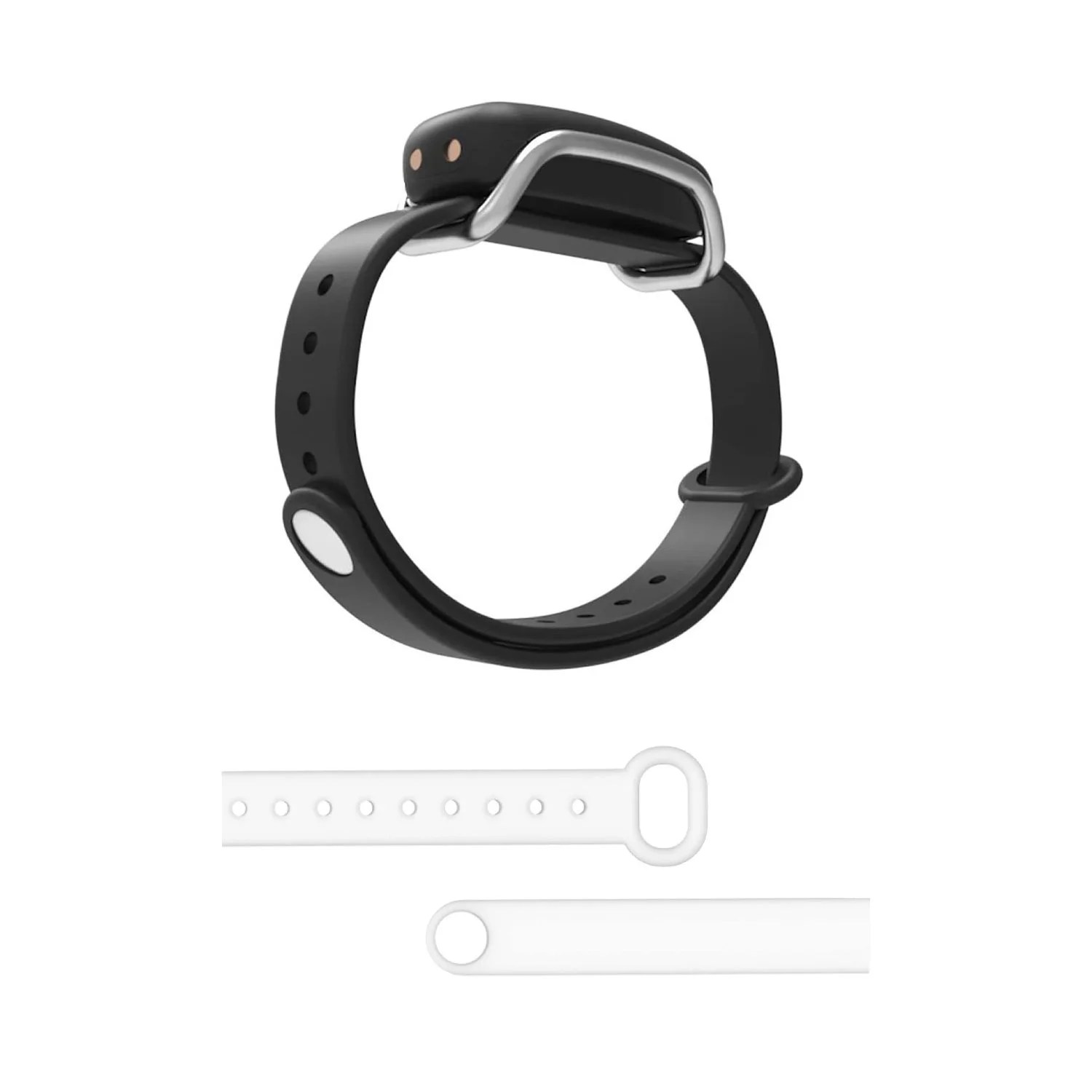 BOND TOUCH BOND TOUCH Vibrating Connection Bracelet, Silver/Black and